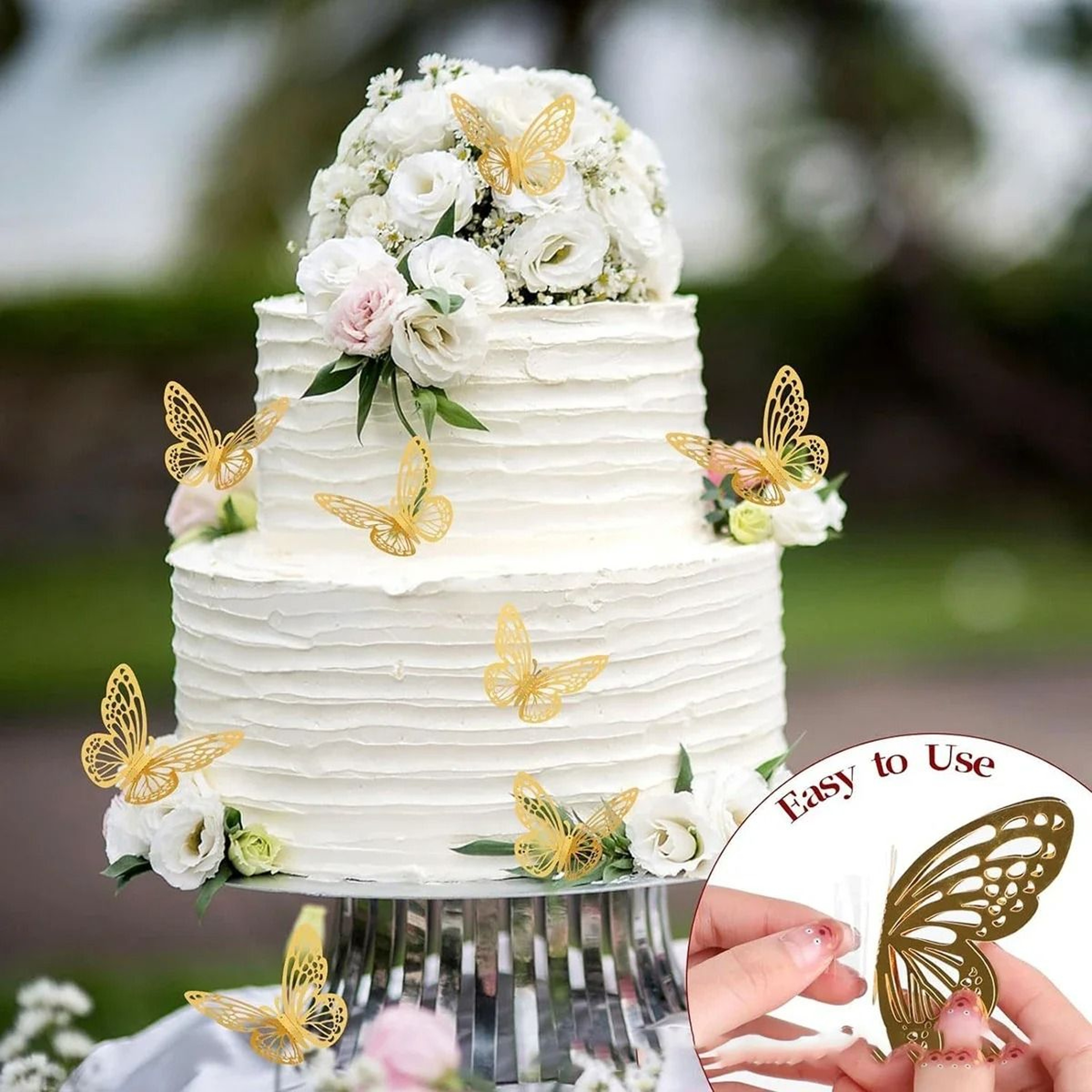 48 Piece 3D Butterfly Wall Decor Set For Parties And Room Decoration 2