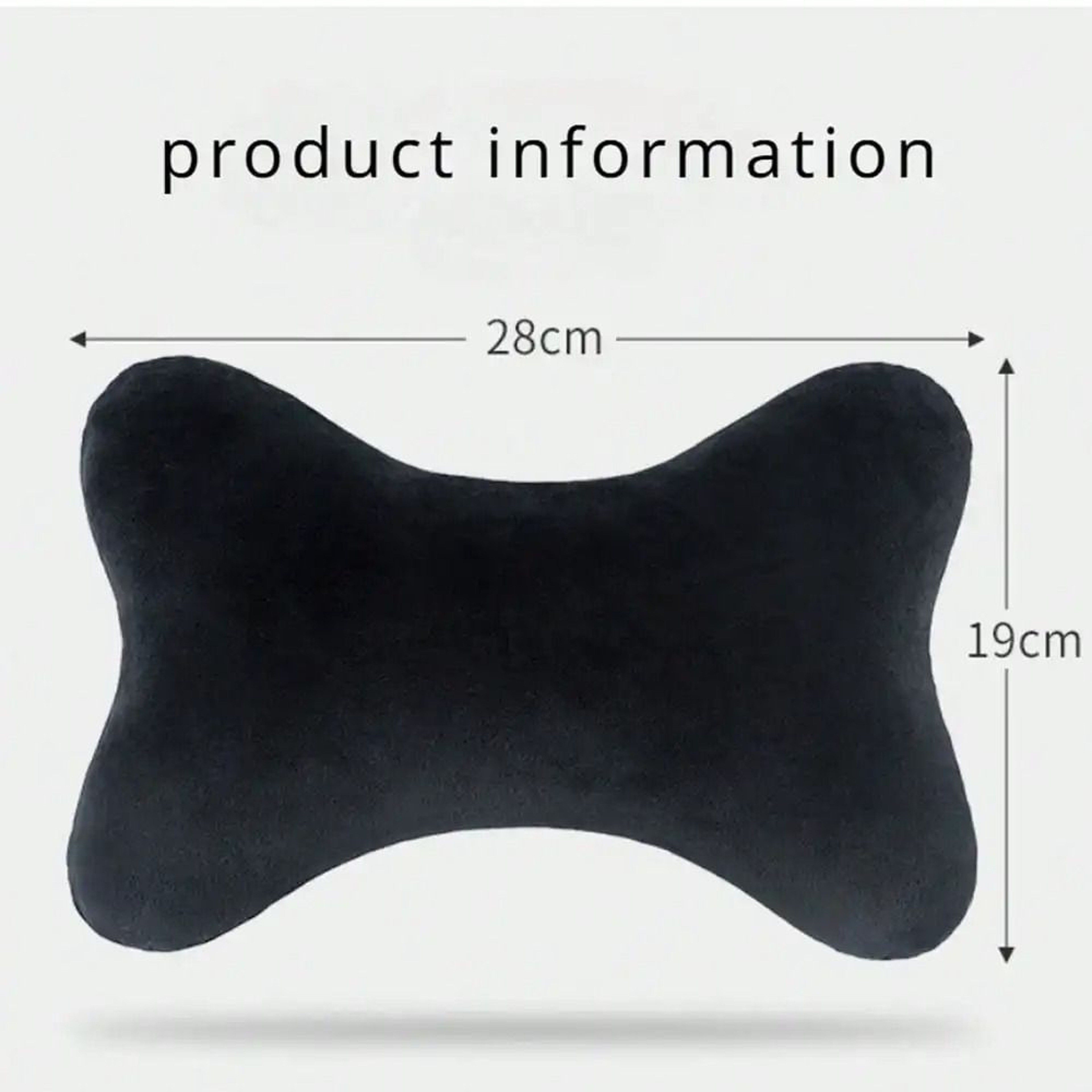 Memory Foam Car Neck Pillow Ergonomic Headrest Cushion For Driving Comfort 7