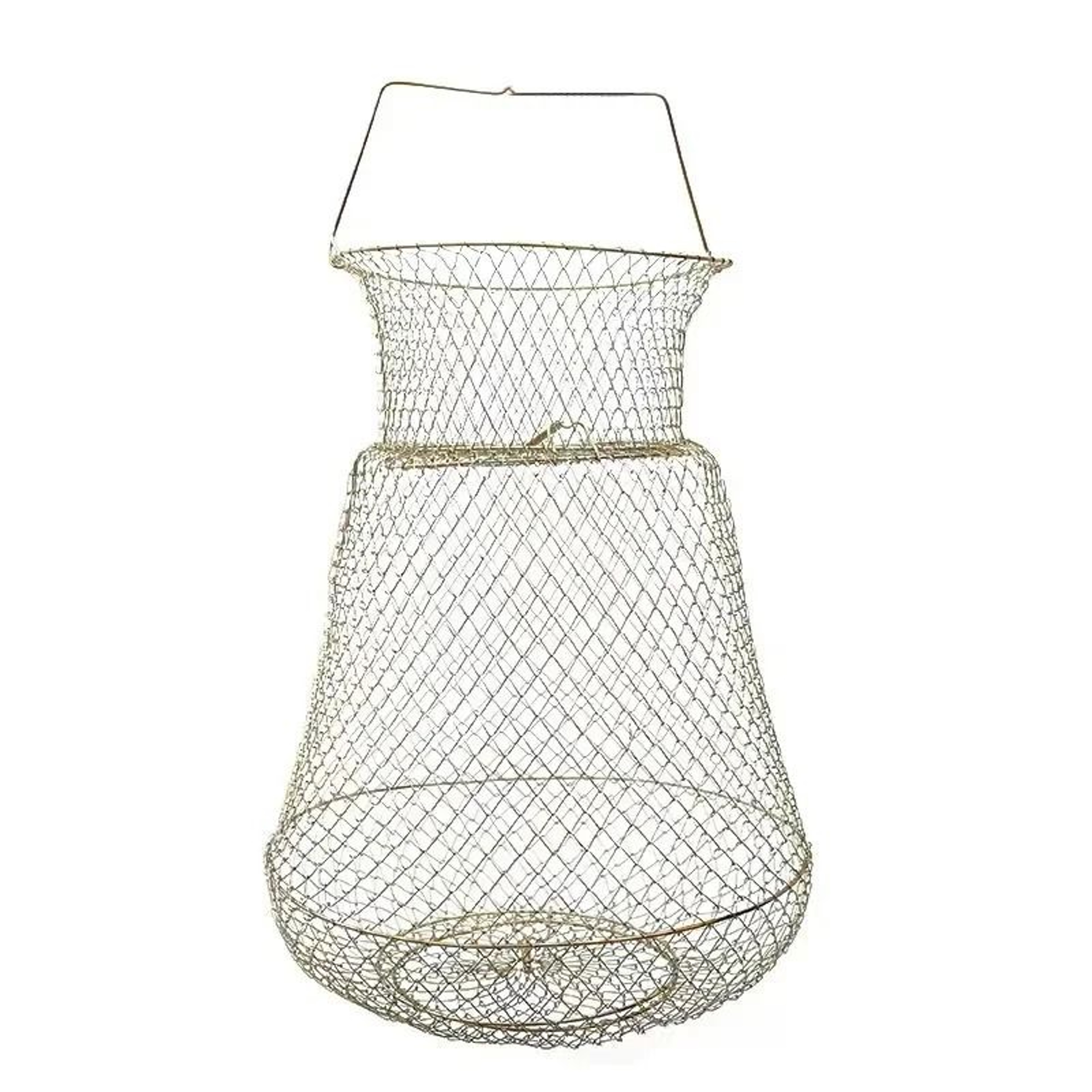 Portable Foldable Wire Fish Basket Live Fish Keeper Cage For Fishing  Shrimp 10