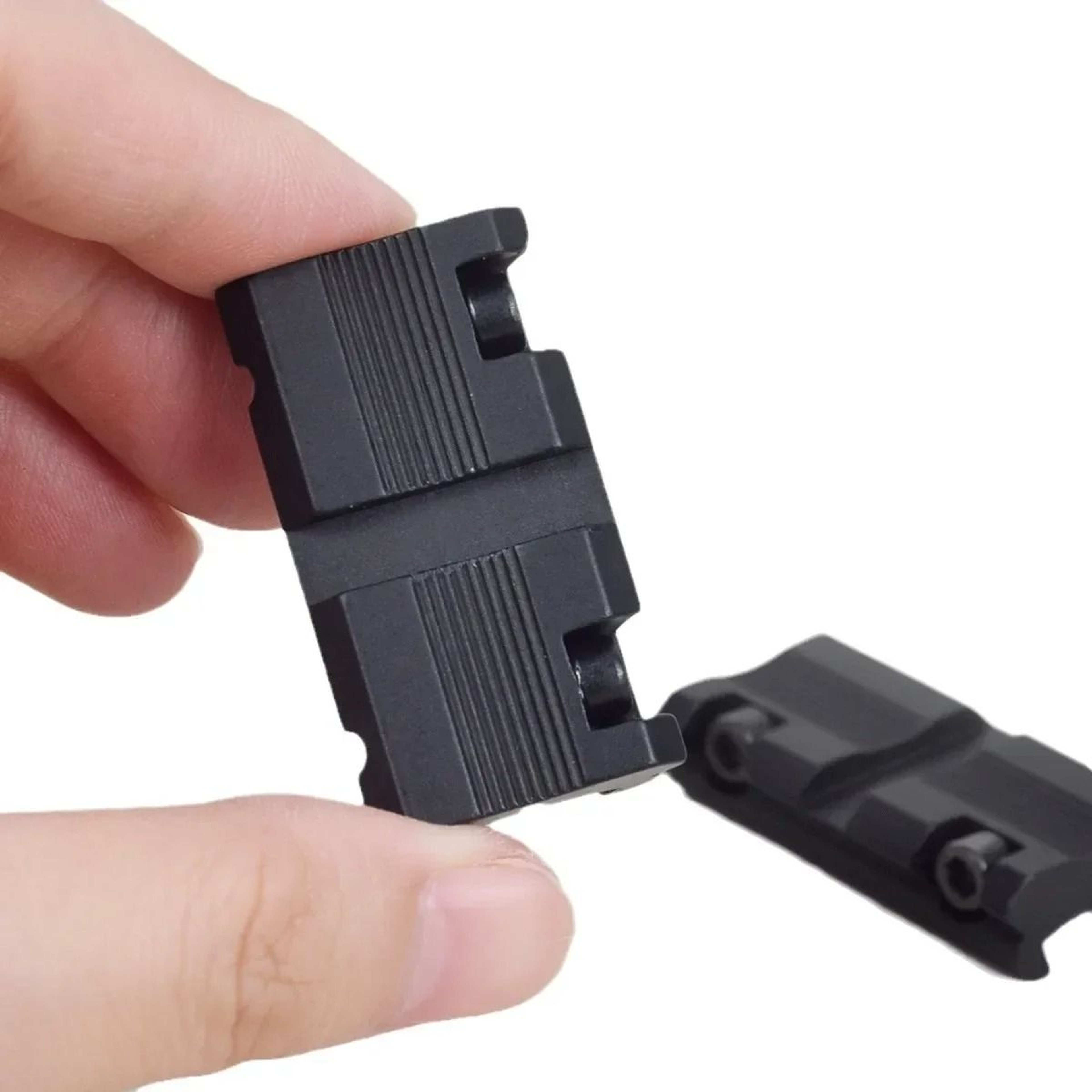 2 Pack Low Profile 11mm Dovetail To 20mm Picatinny Weaver Rail Adapter Mount 2