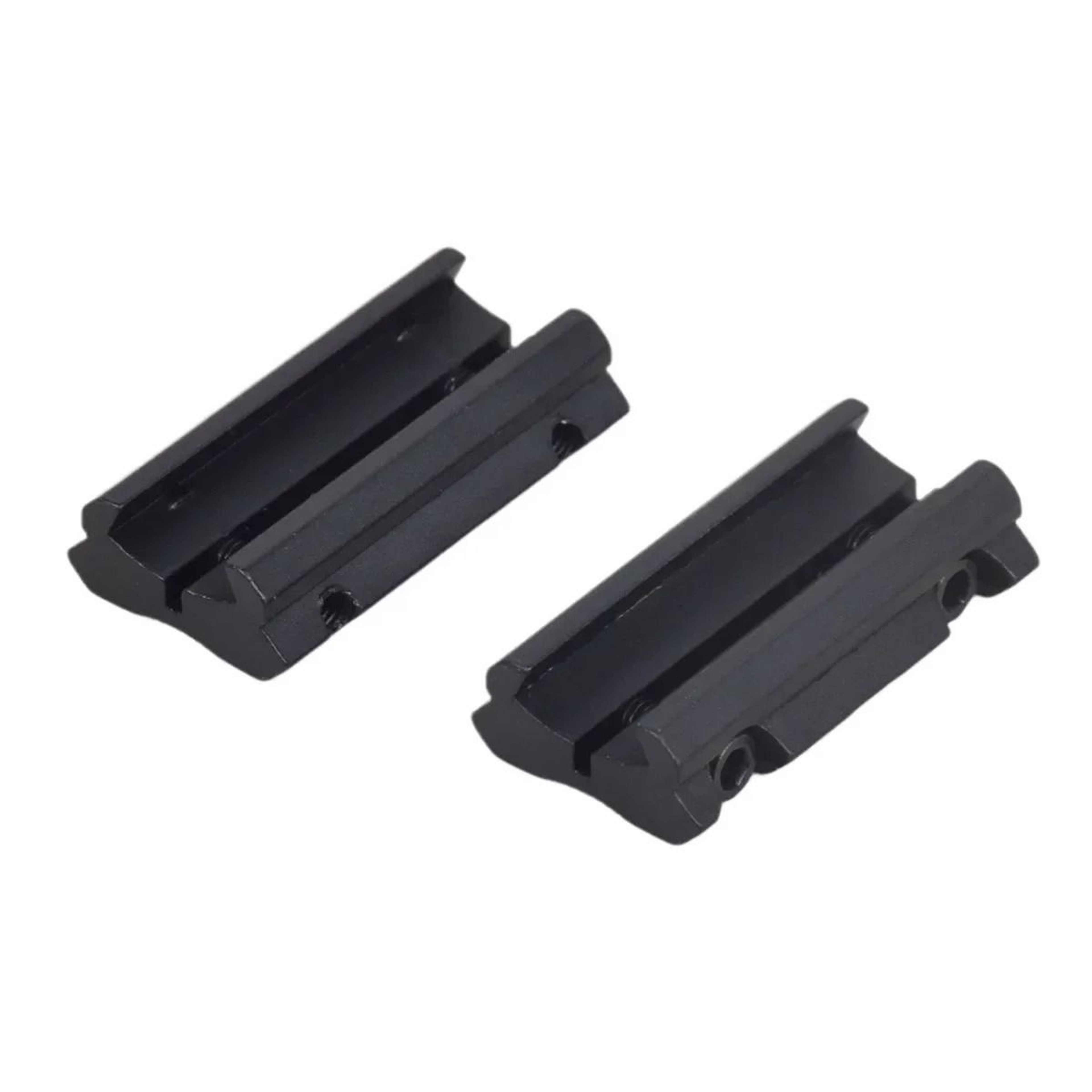 2 Pack Low Profile 11mm Dovetail To 20mm Picatinny Weaver Rail Adapter Mount 5