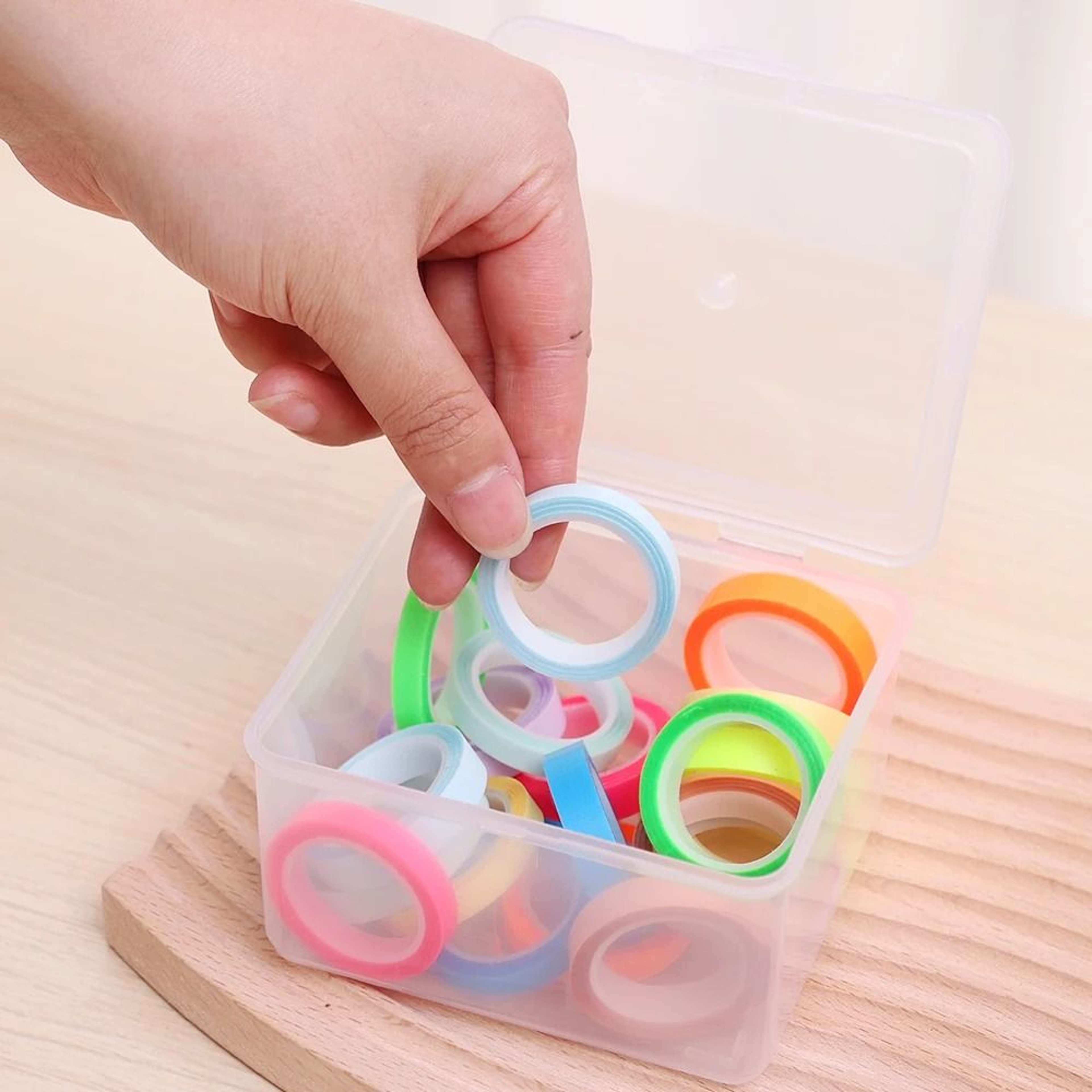 Clear Plastic Storage Box With Lid Multipurpose Organizer Case For Jewelry Crafts And Office Suppli 4