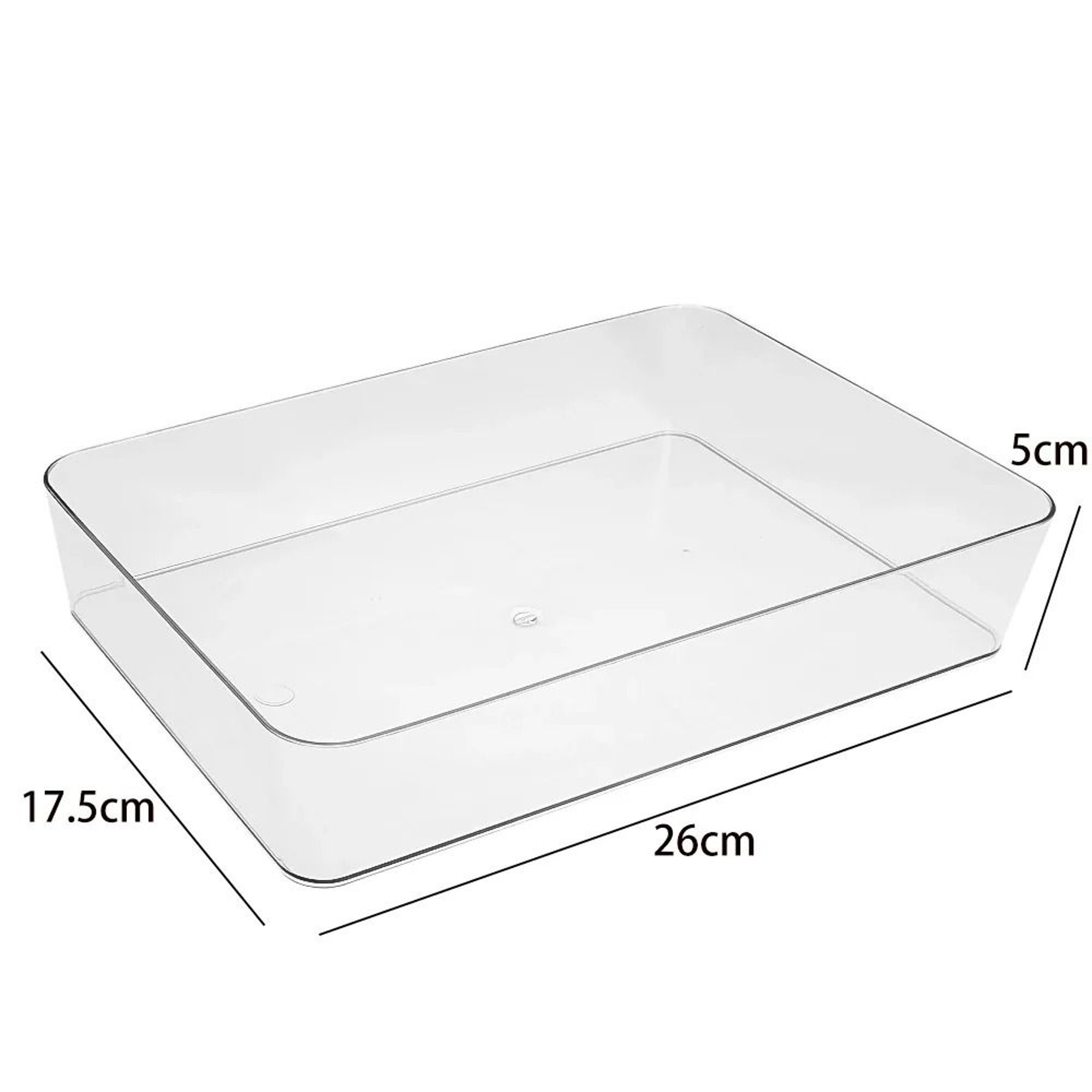 Clear Plastic Storage Box Large Capacity Desktop Organizer For Makeup Jewelry And Office Supplies 9