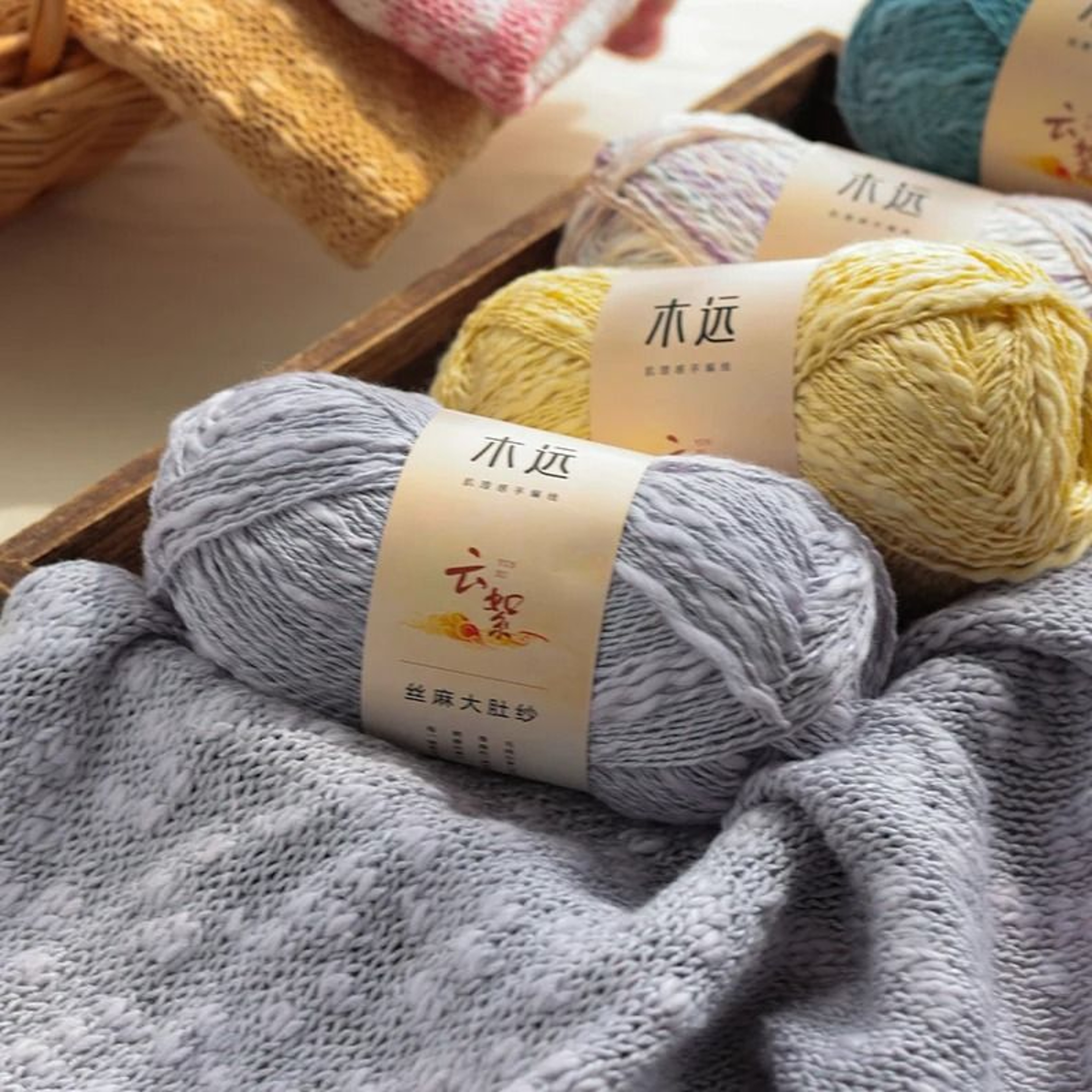 Premium Chunky Cotton Blend Yarn For Knitting Crochet Sweaters Blankets And DIY Crafts 1
