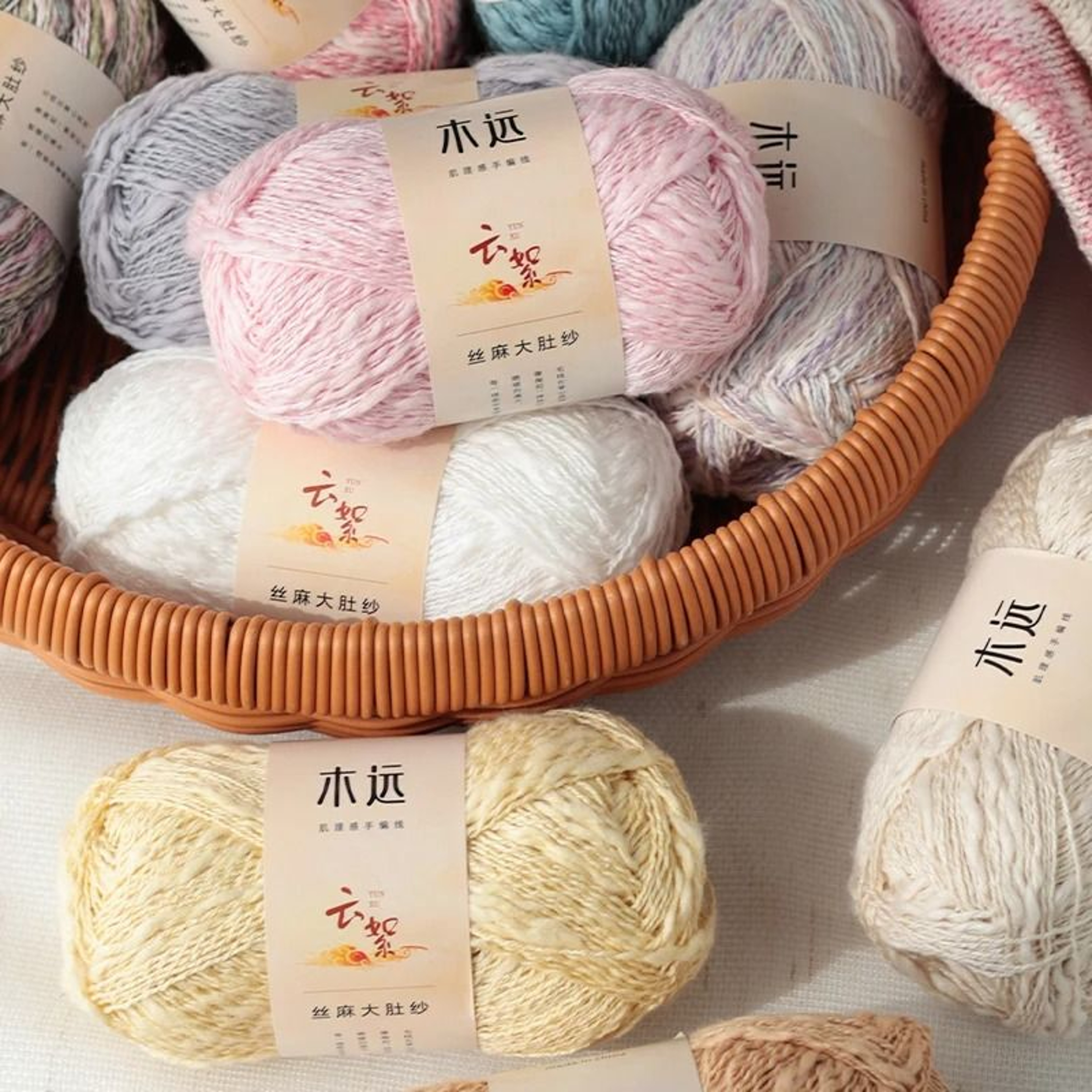 Premium Chunky Cotton Blend Yarn For Knitting Crochet Sweaters Blankets And DIY Crafts 5