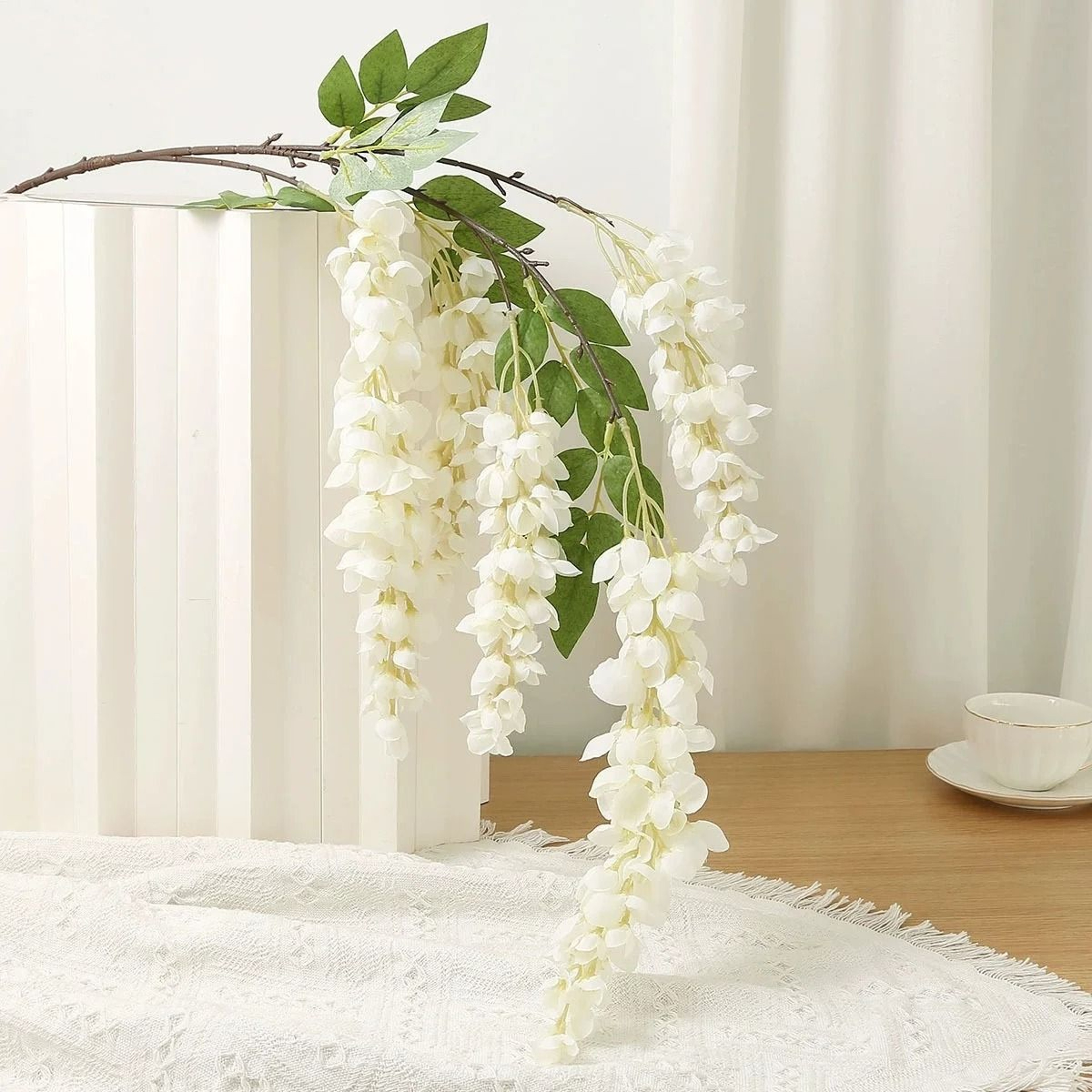 Artificial Wisteria Hanging Flower Garland Vine 10
