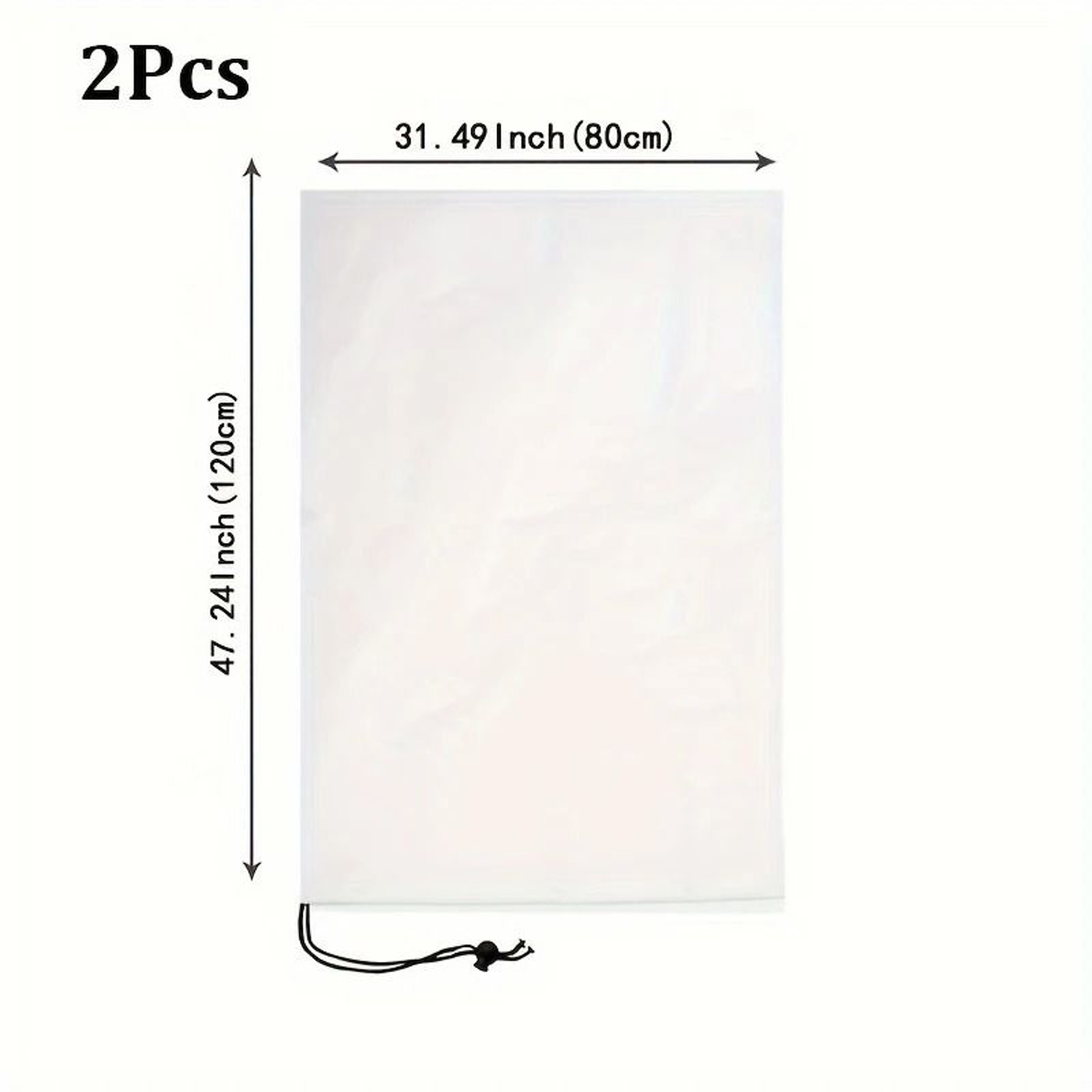 Large Frost Protection Plant Cover With Zipper And Drawstring 8