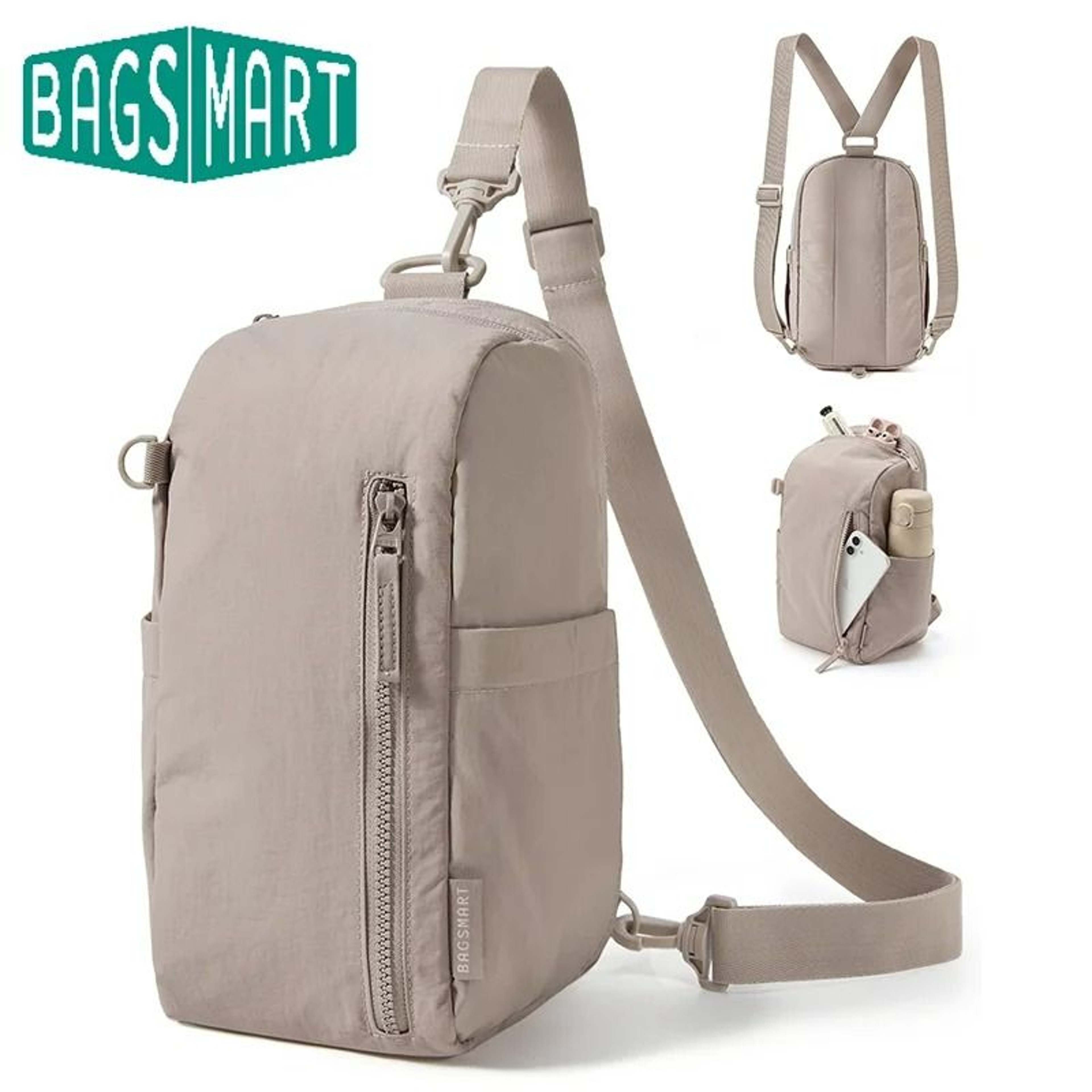 BAGSMART 9L Convertible Sling Bag For Women 0