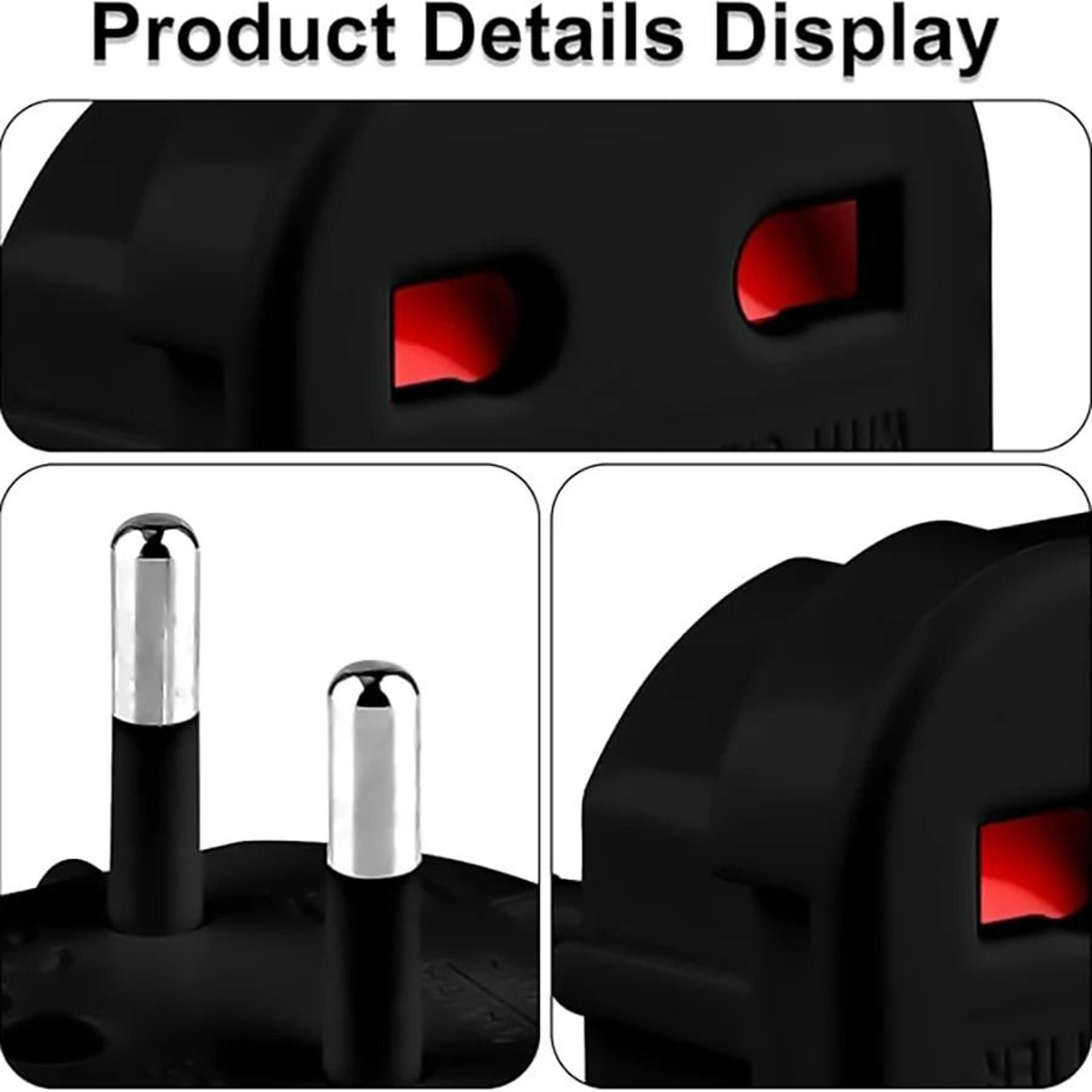 UK To Europe Travel Plug Adapter 1 Or 2 Pack 4