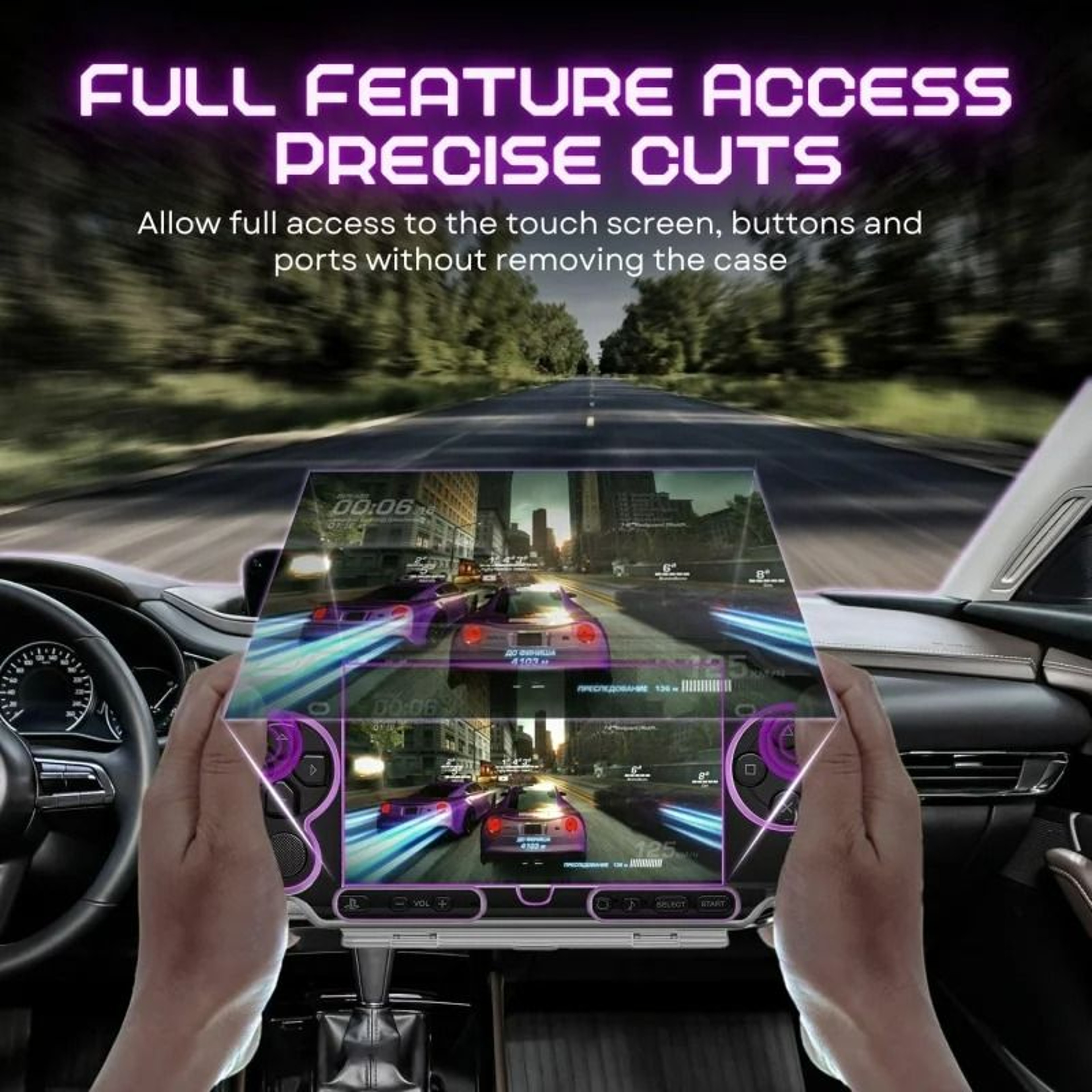 Crystal Clear Protective Shell For PSP 2000 And 3000 5