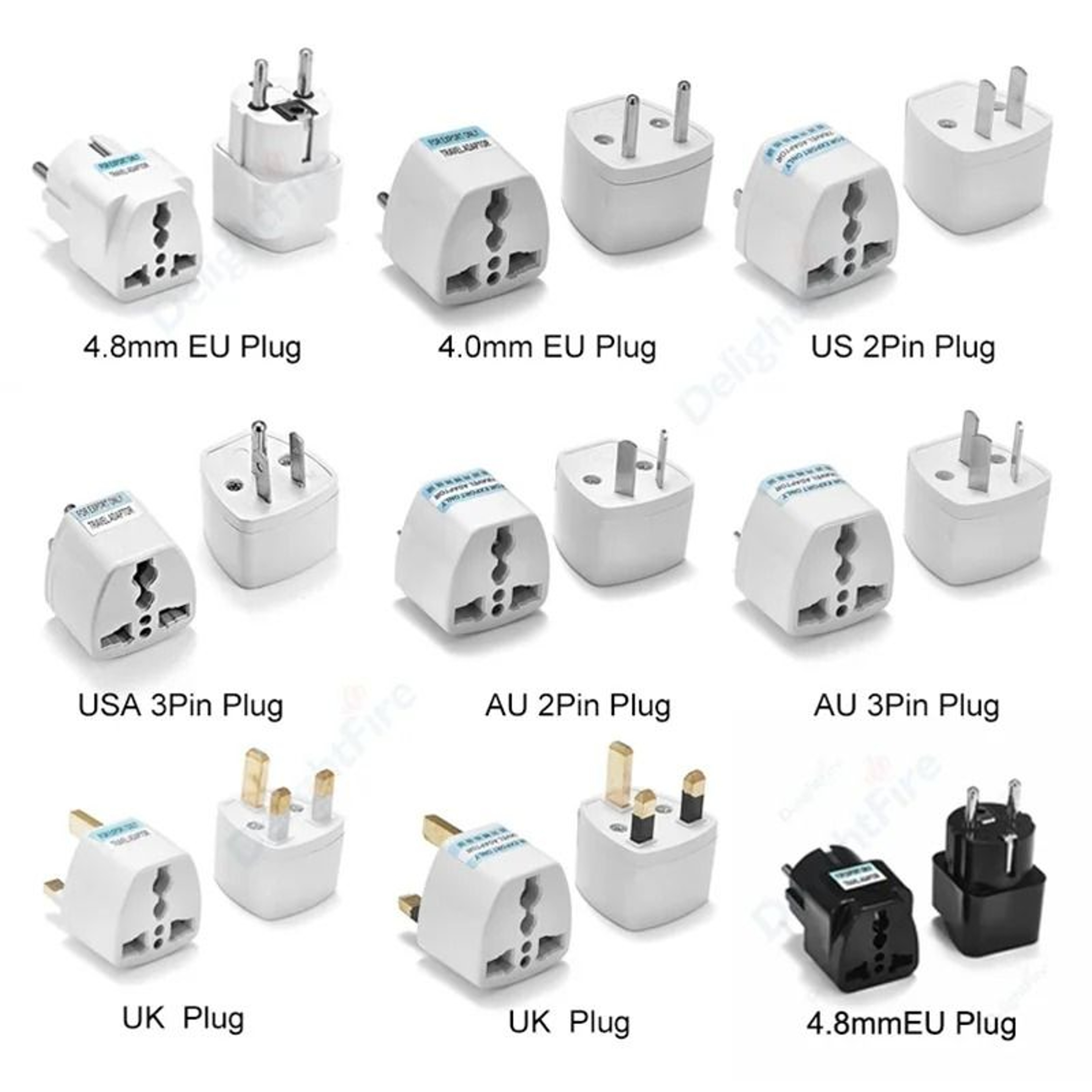 Compact International Travel Plug Conversion Adapter 1