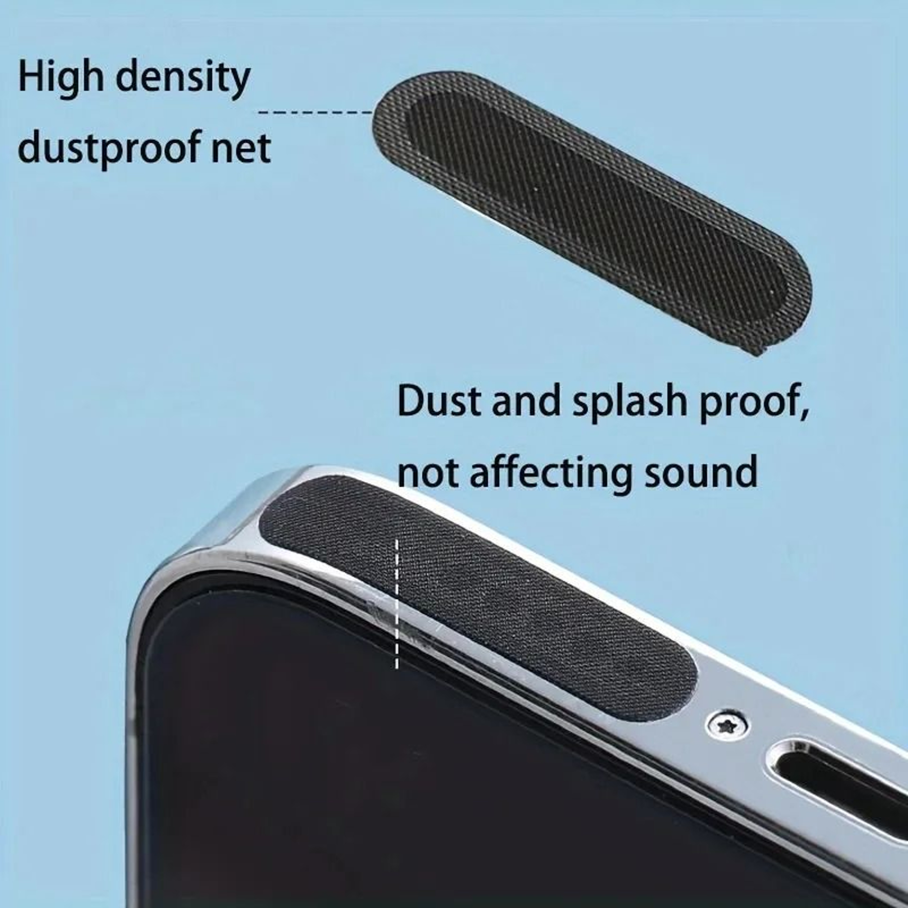 Ultra Thin Phone Earpiece Speaker Dust Mesh Stickers 2