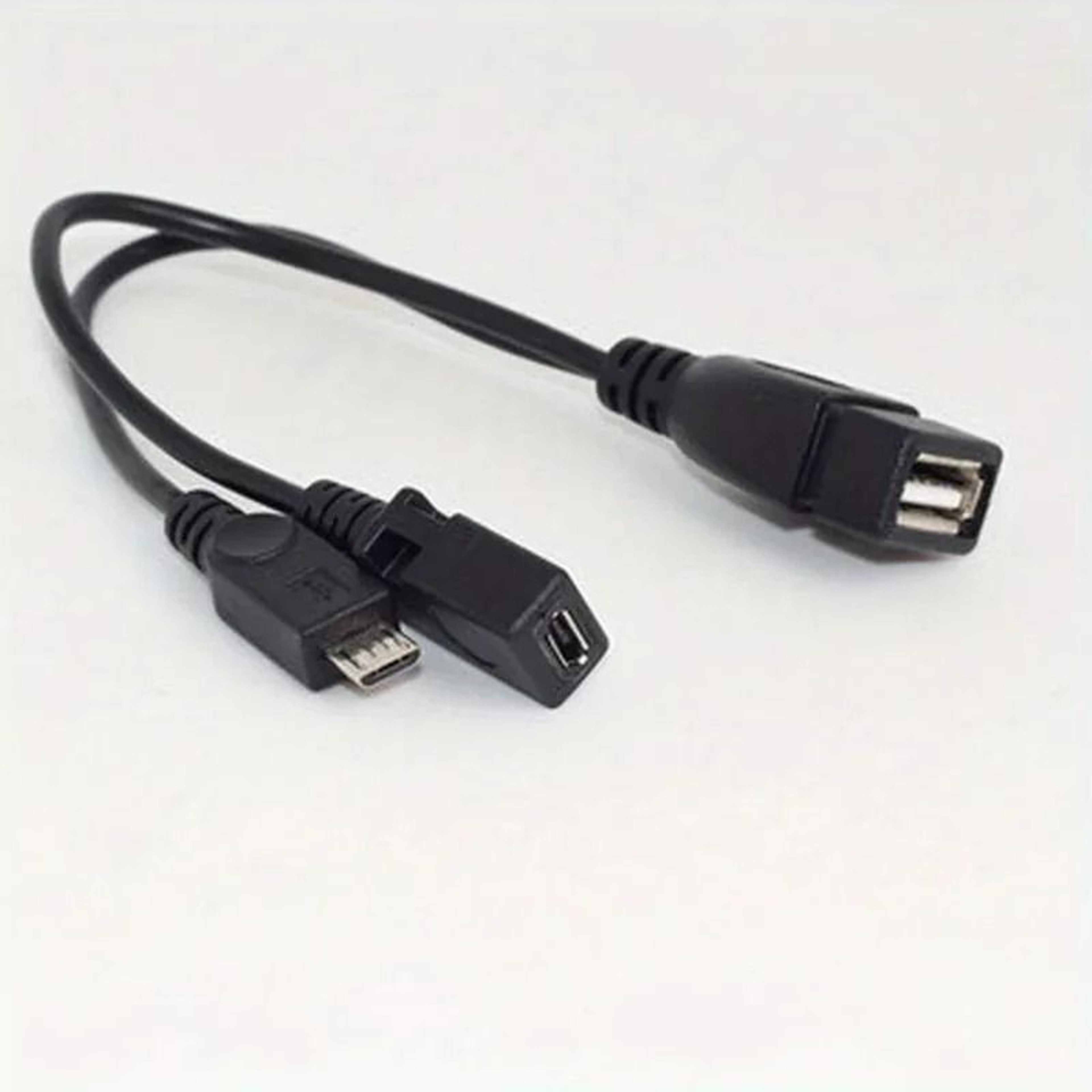 Powered Micro USB OTG Splitter Adapter 5