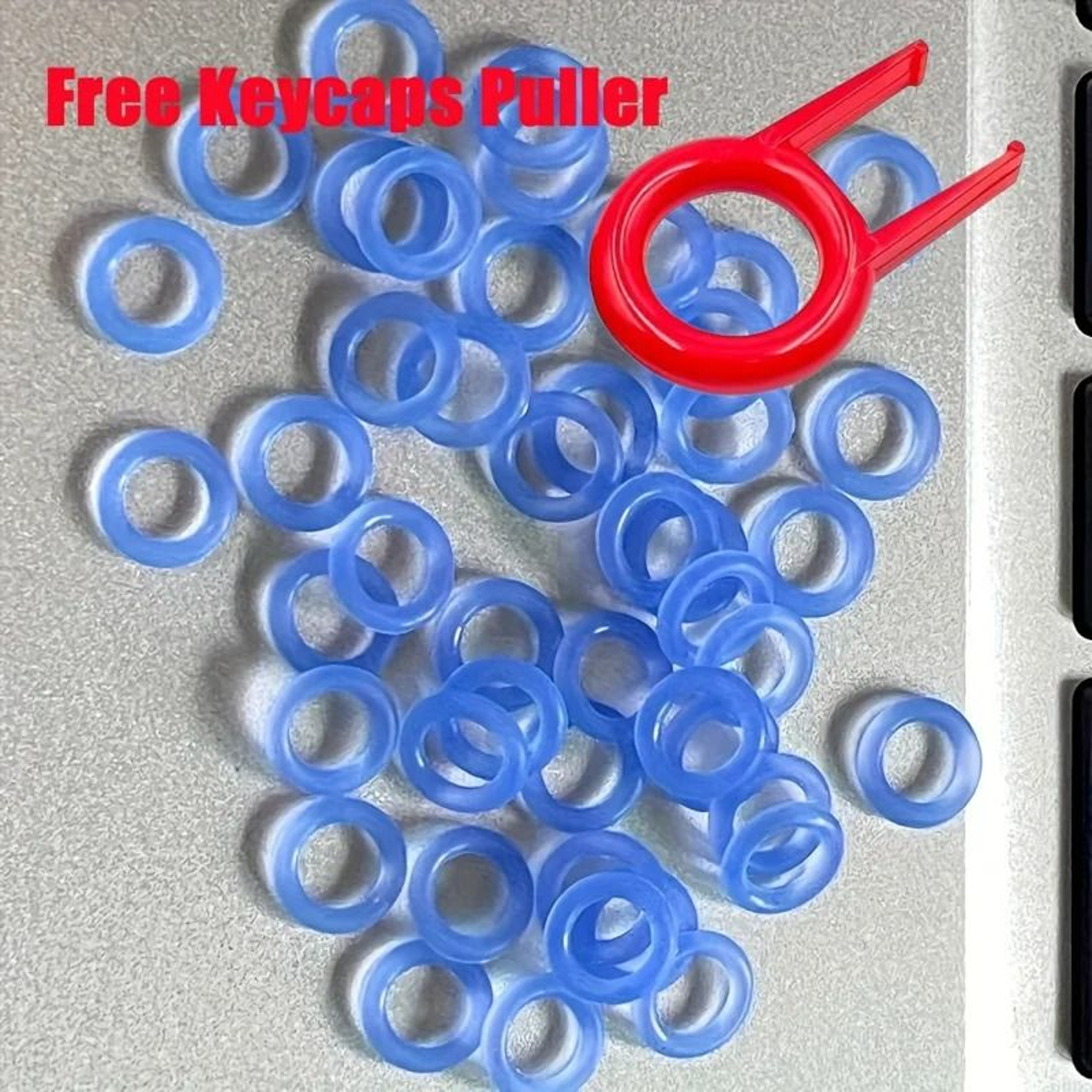 Clear Mechanical Keyboard Keycap Dampener Rings 6