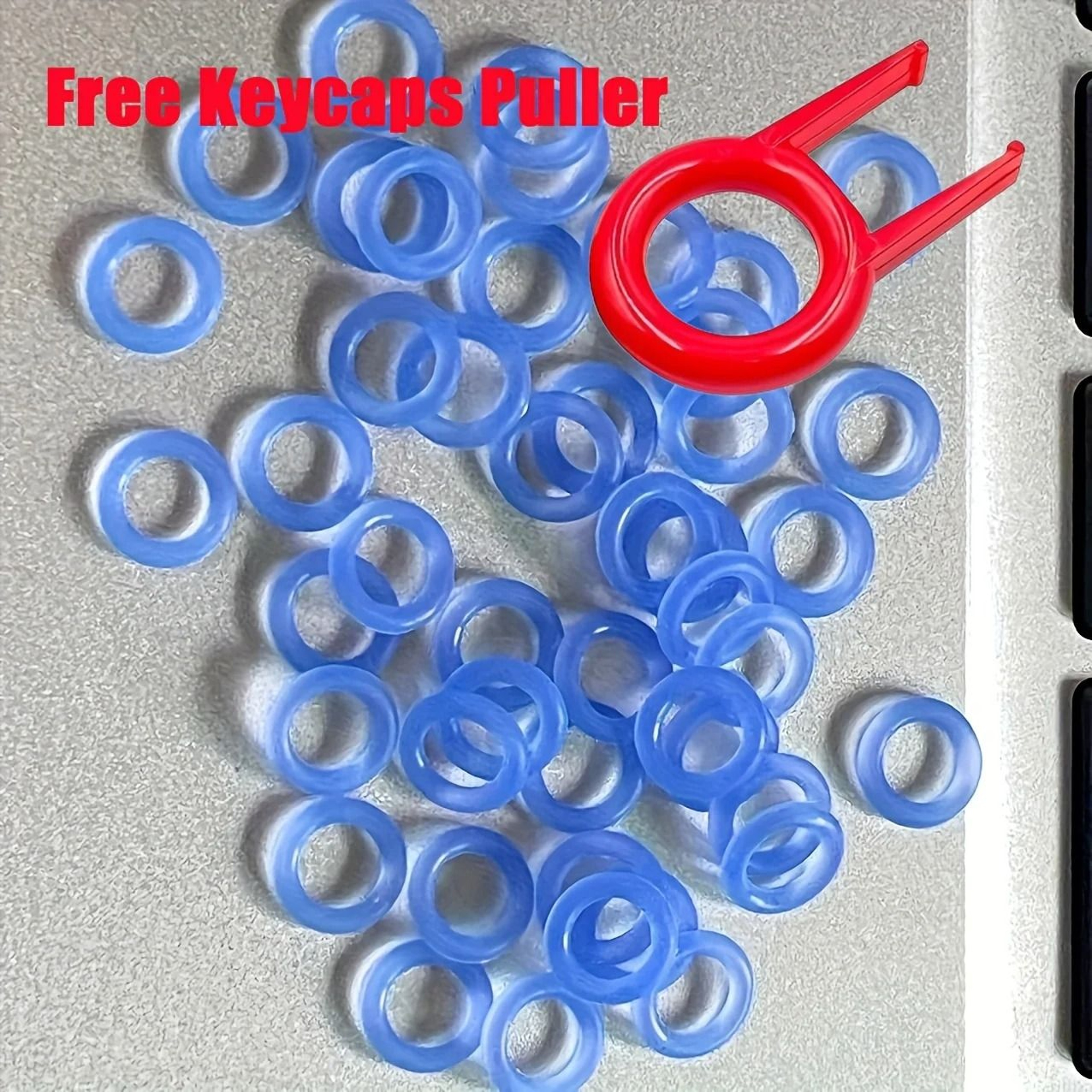 Clear Mechanical Keyboard Keycap Dampener Rings 10