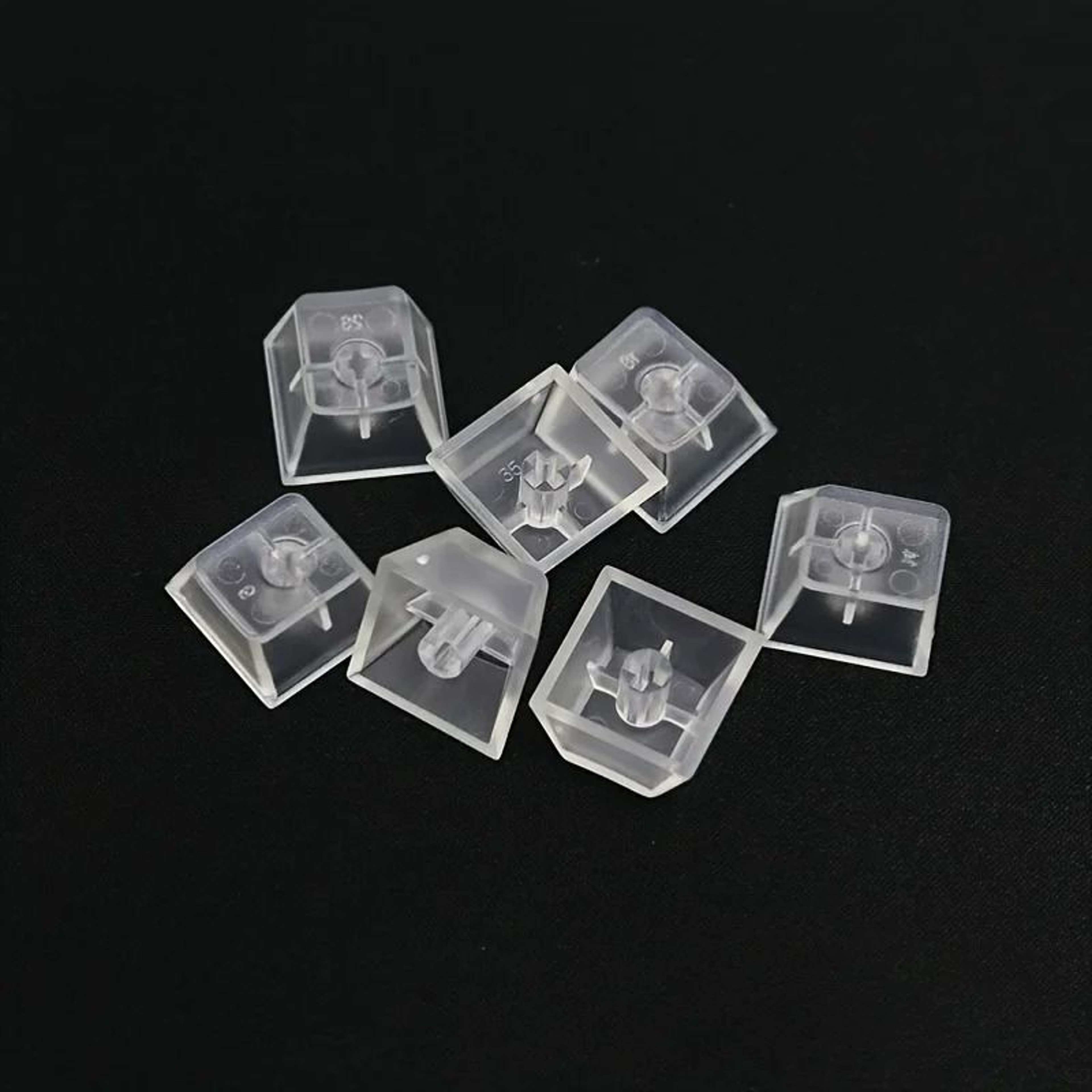 Frosted Transparent R4 Backlit Keycap Set 4