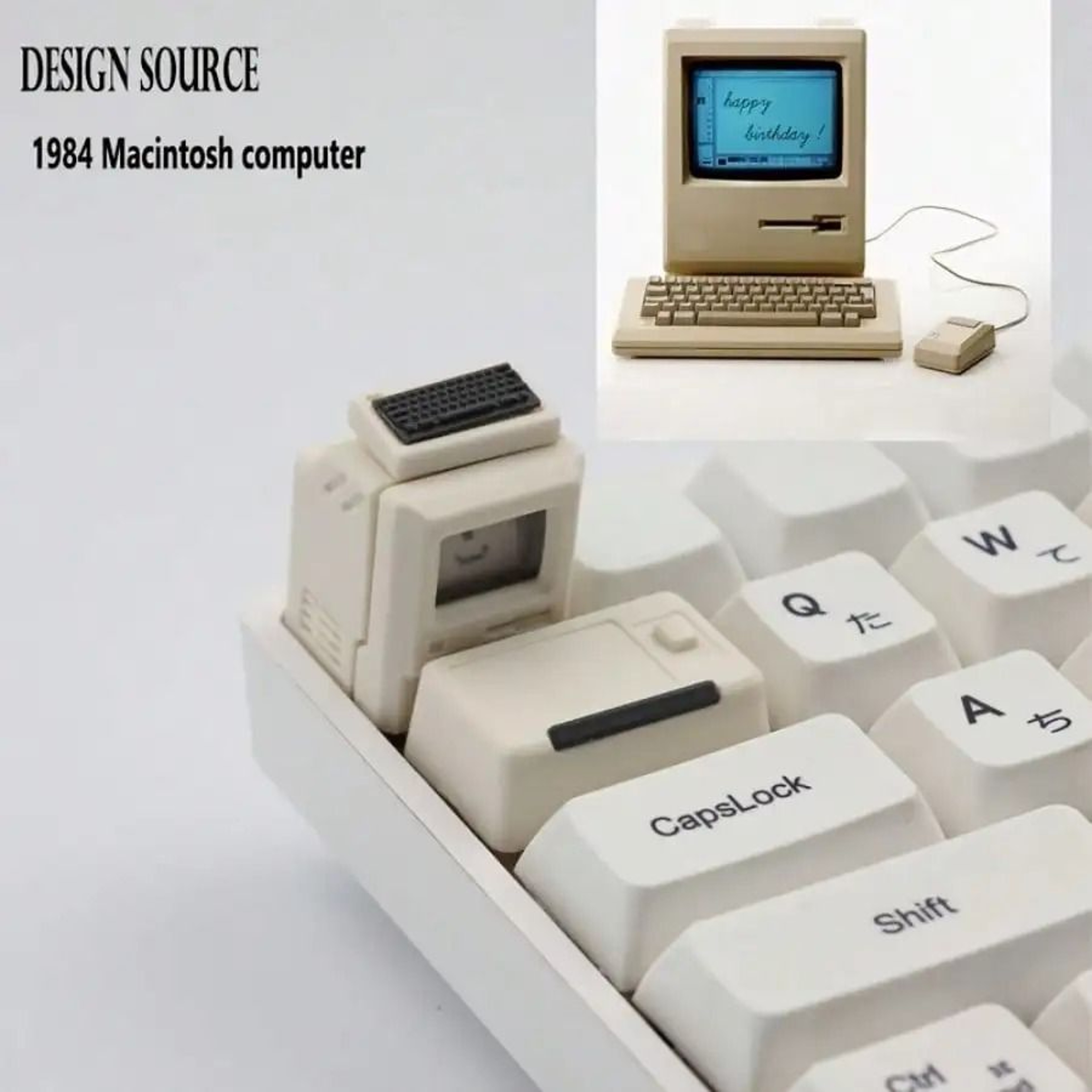 RetroMac Glowing Mini Computer Keycap 3