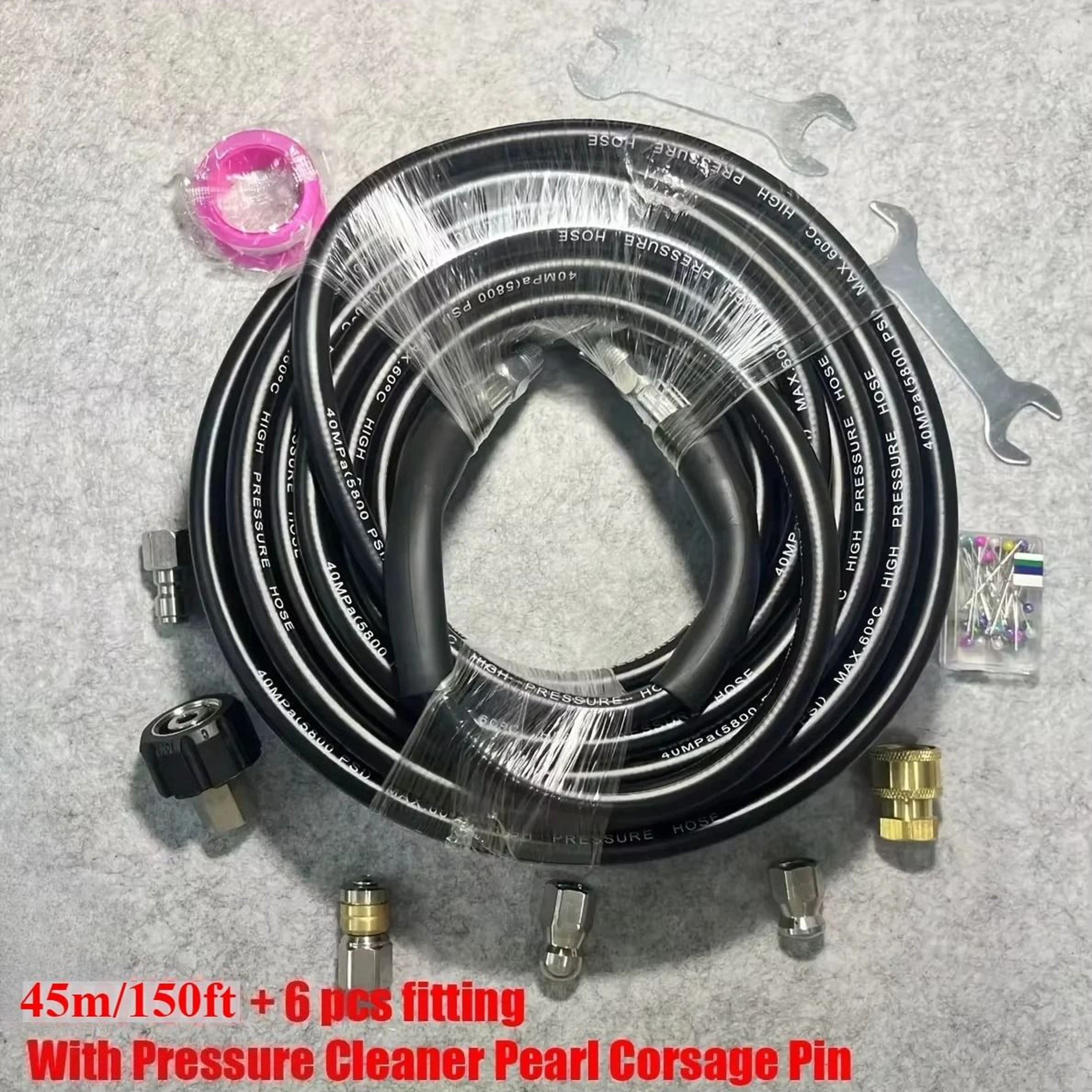 FlowJet 1600 PSI Pressure Washer Drain Cleaning Kit 10