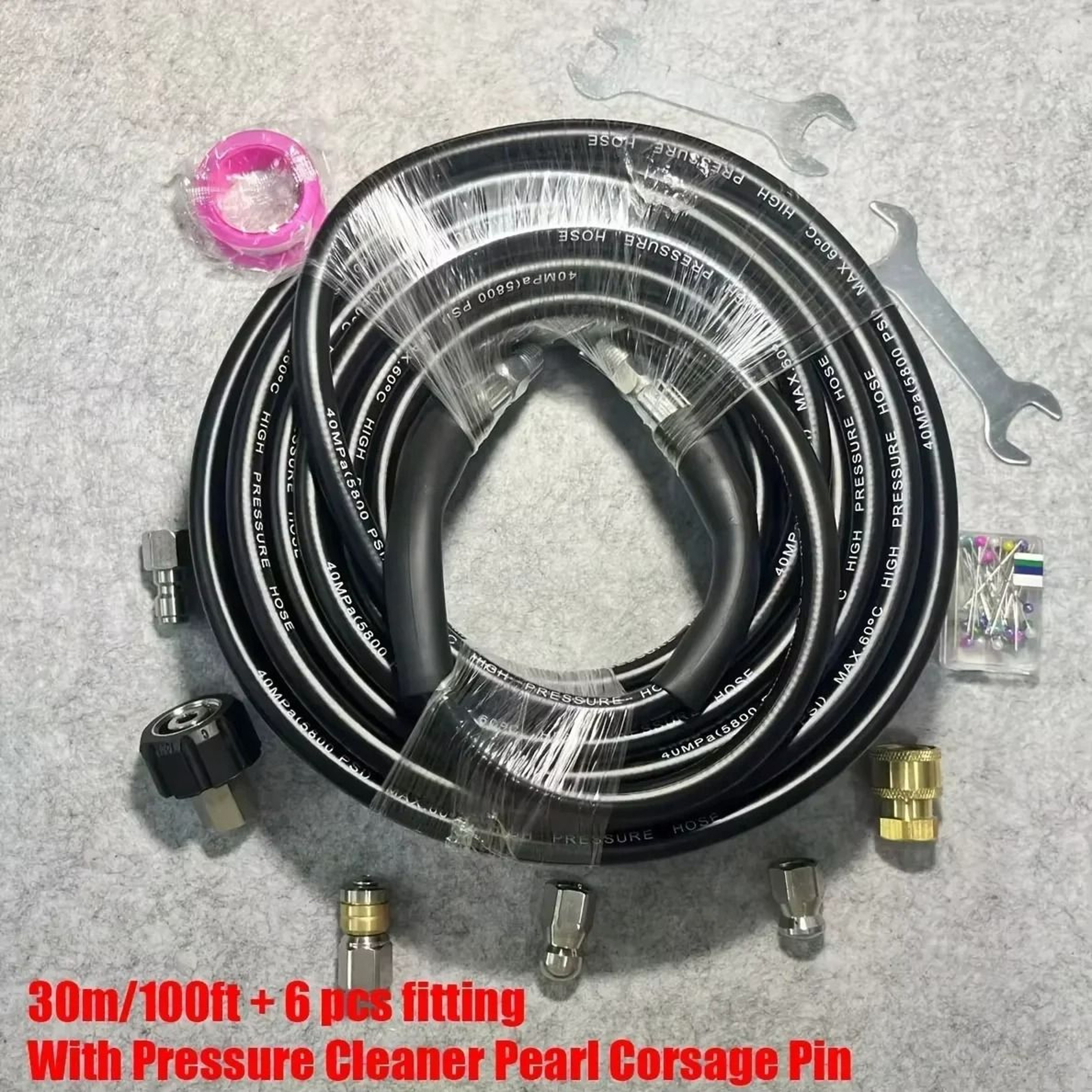 FlowJet 1600 PSI Pressure Washer Drain Cleaning Kit 11