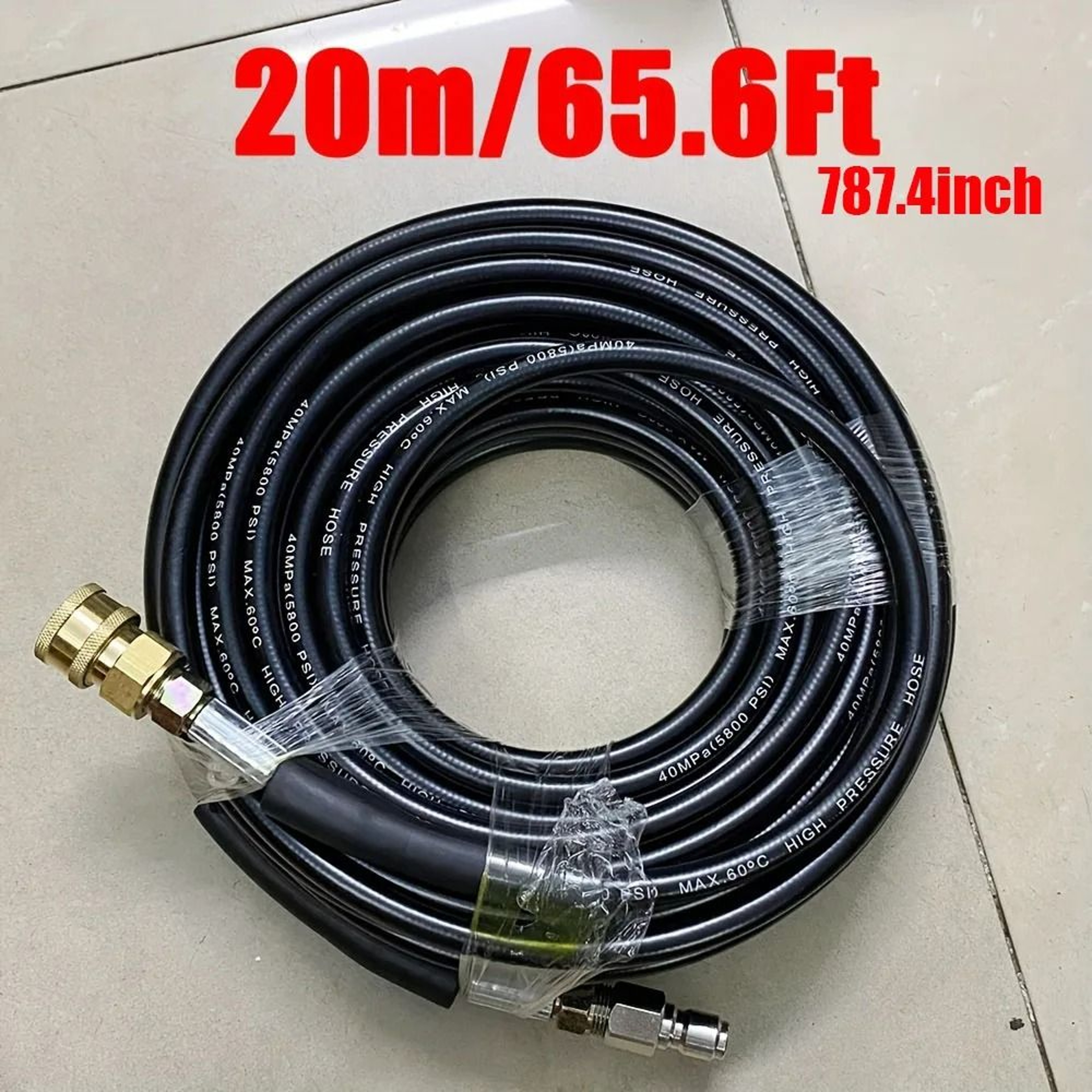 FlowJet 1600 PSI Pressure Washer Drain Cleaning Kit 7