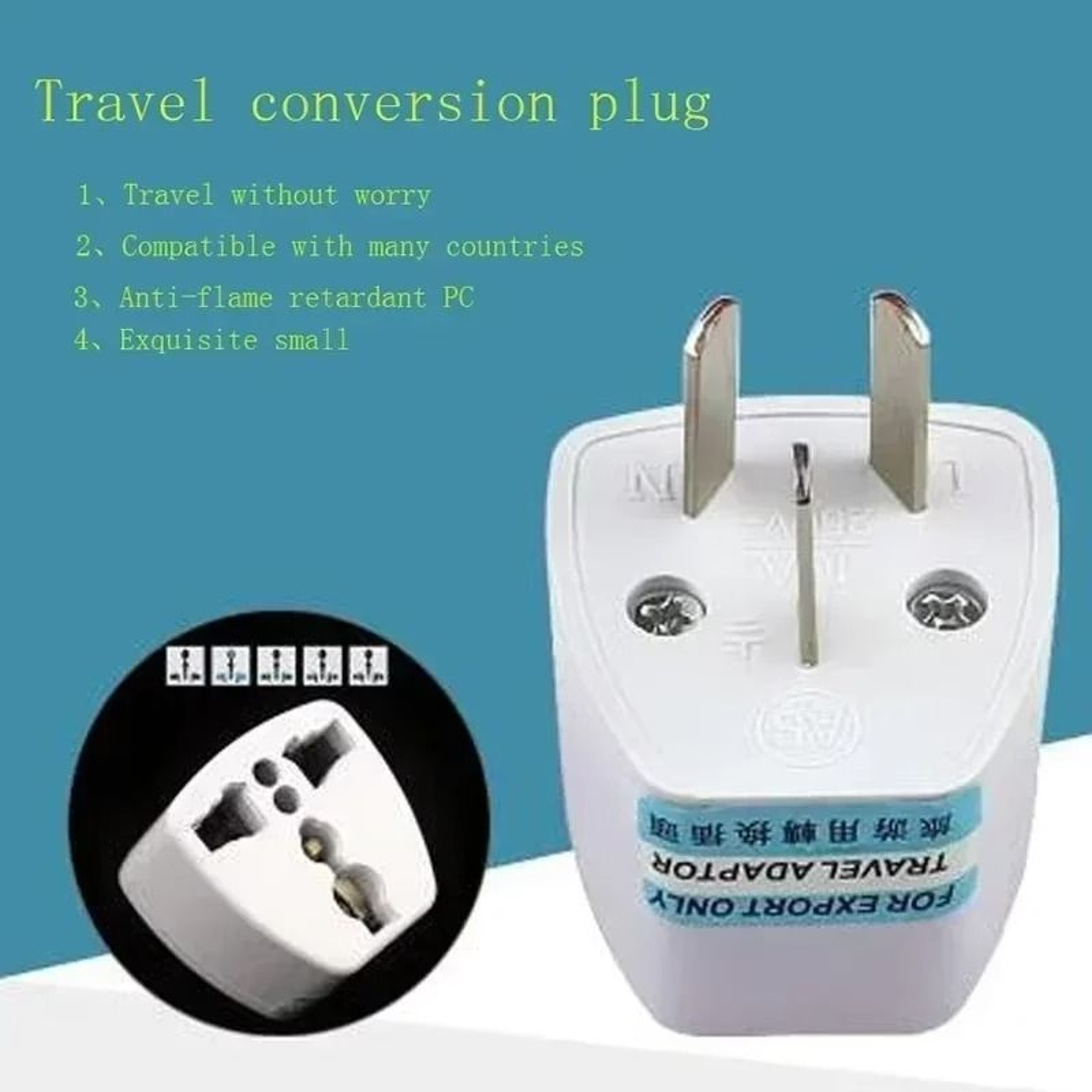 AussieConnect Universal AU NZ Travel Plug Adapter 7