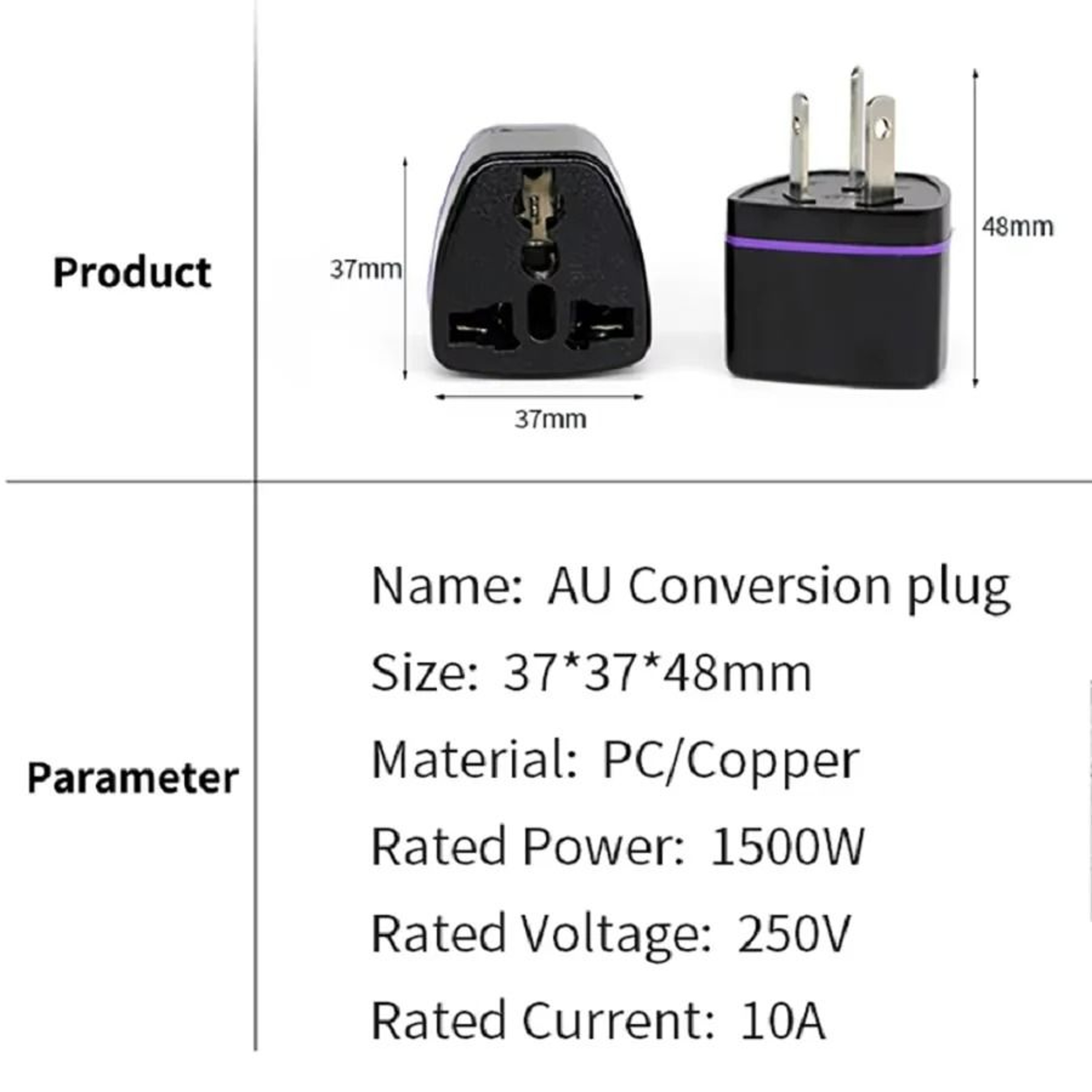 AussieConnect Universal AU NZ Travel Plug Adapter 3