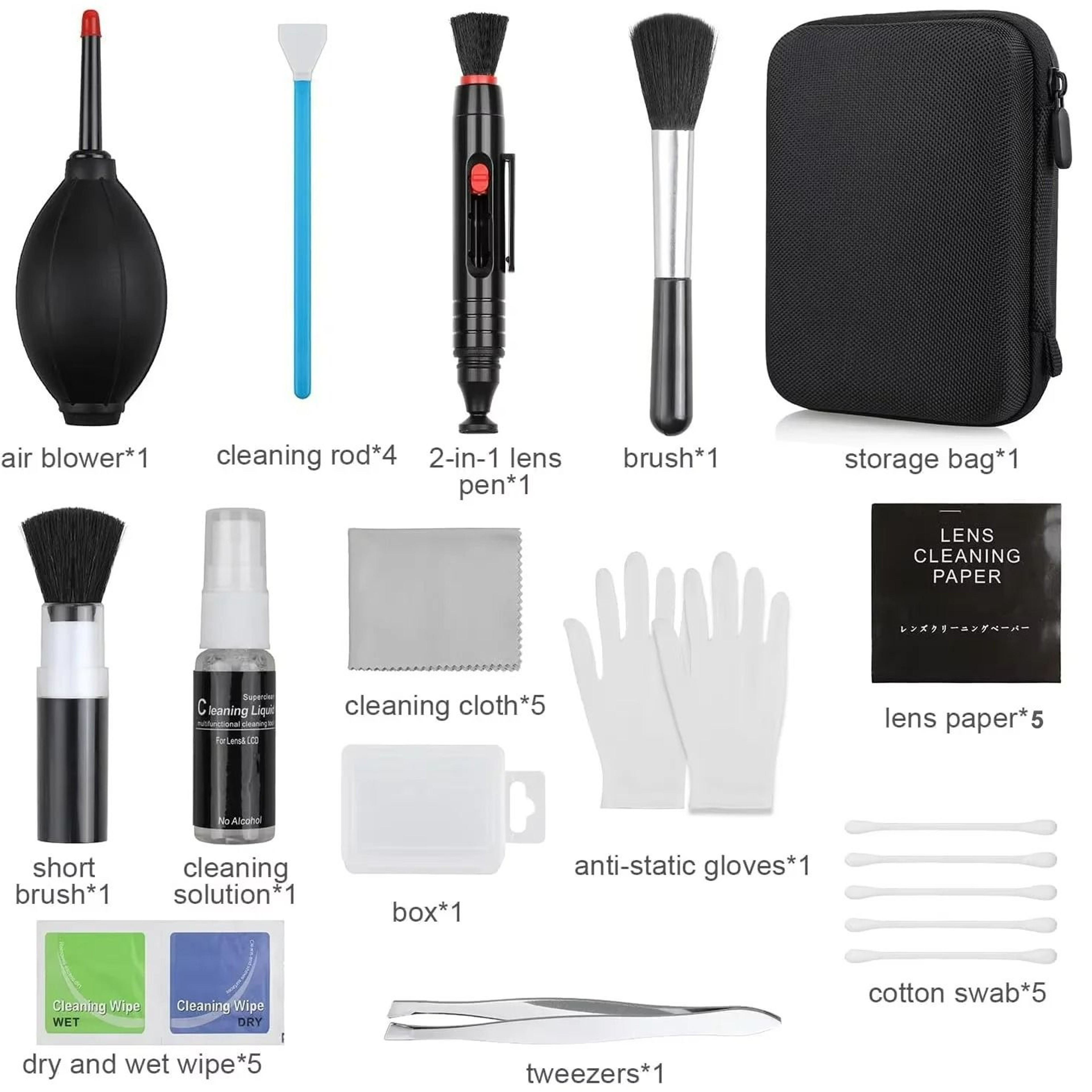 LensCare Camera And Electronics Cleaning Kit 13