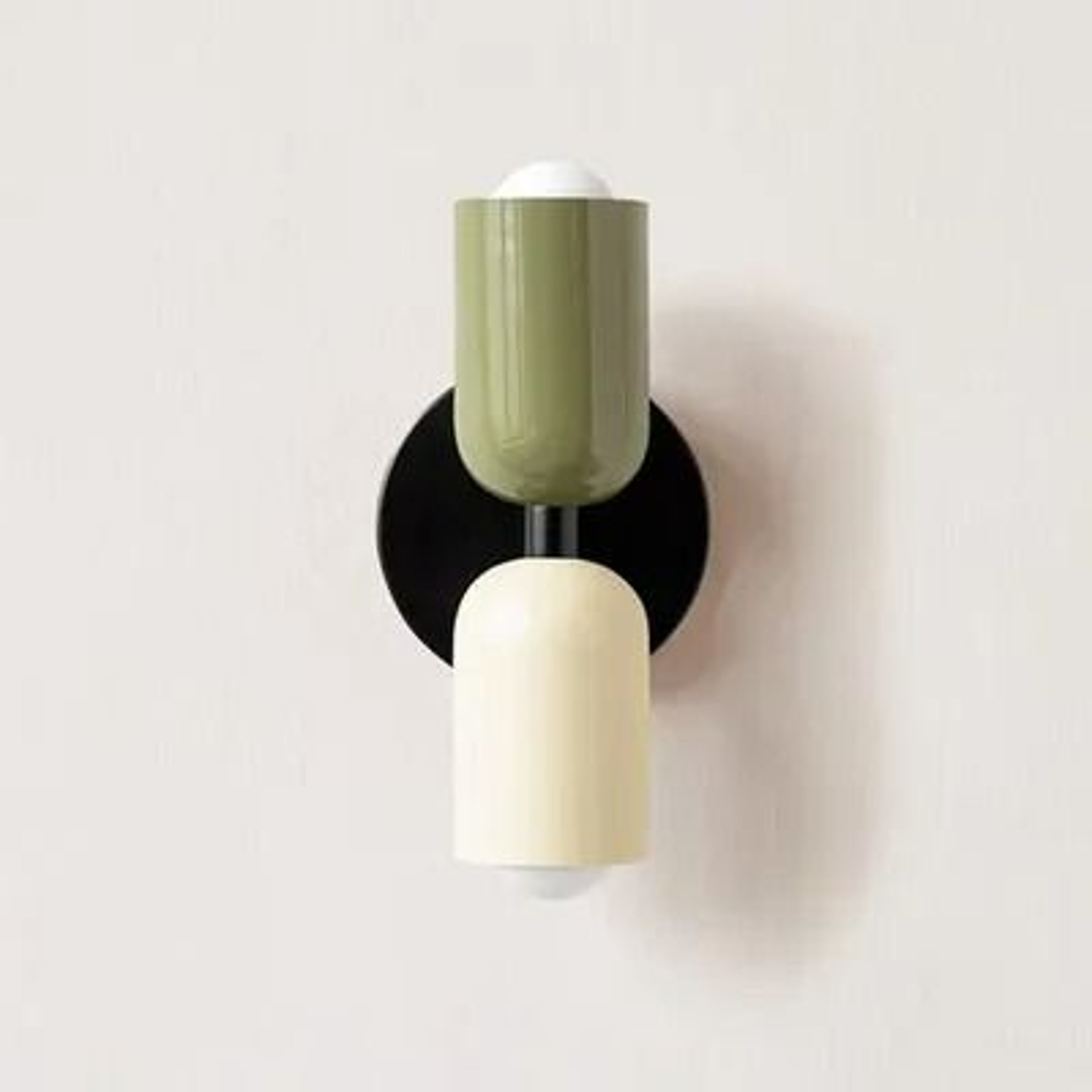 Cream Twin Glow Wall Lamp 19