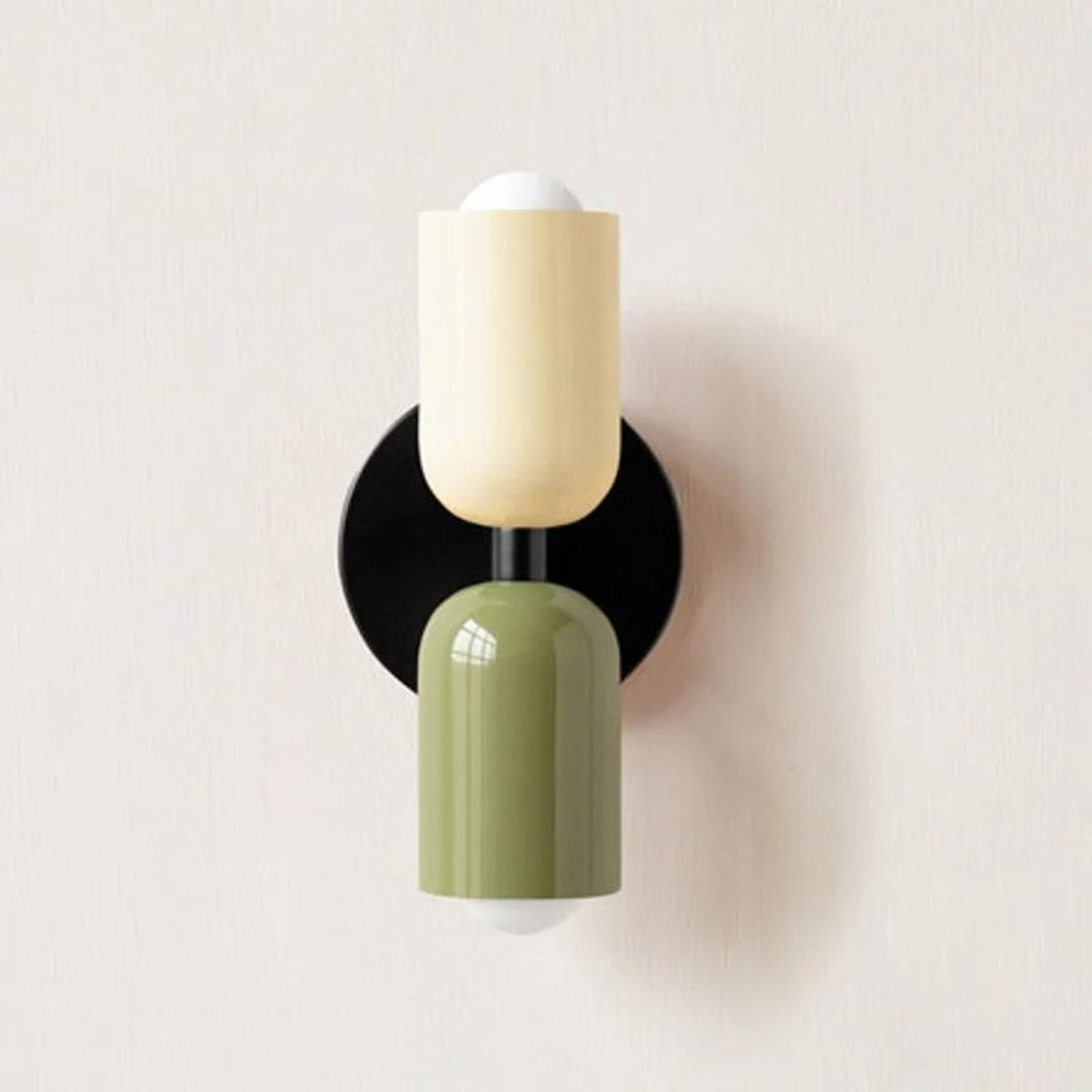 Cream Twin Glow Wall Lamp 2