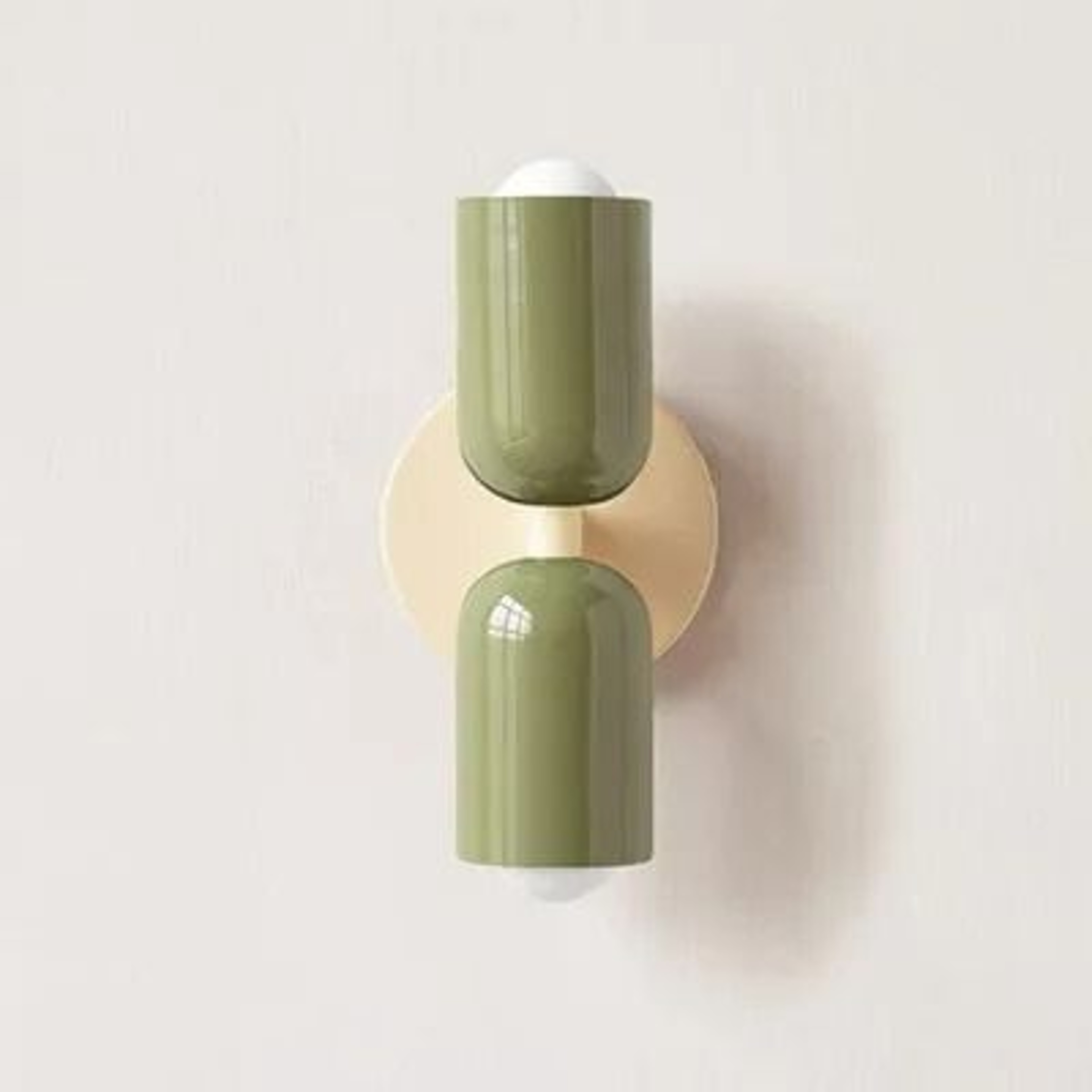 Cream Twin Glow Wall Lamp 10
