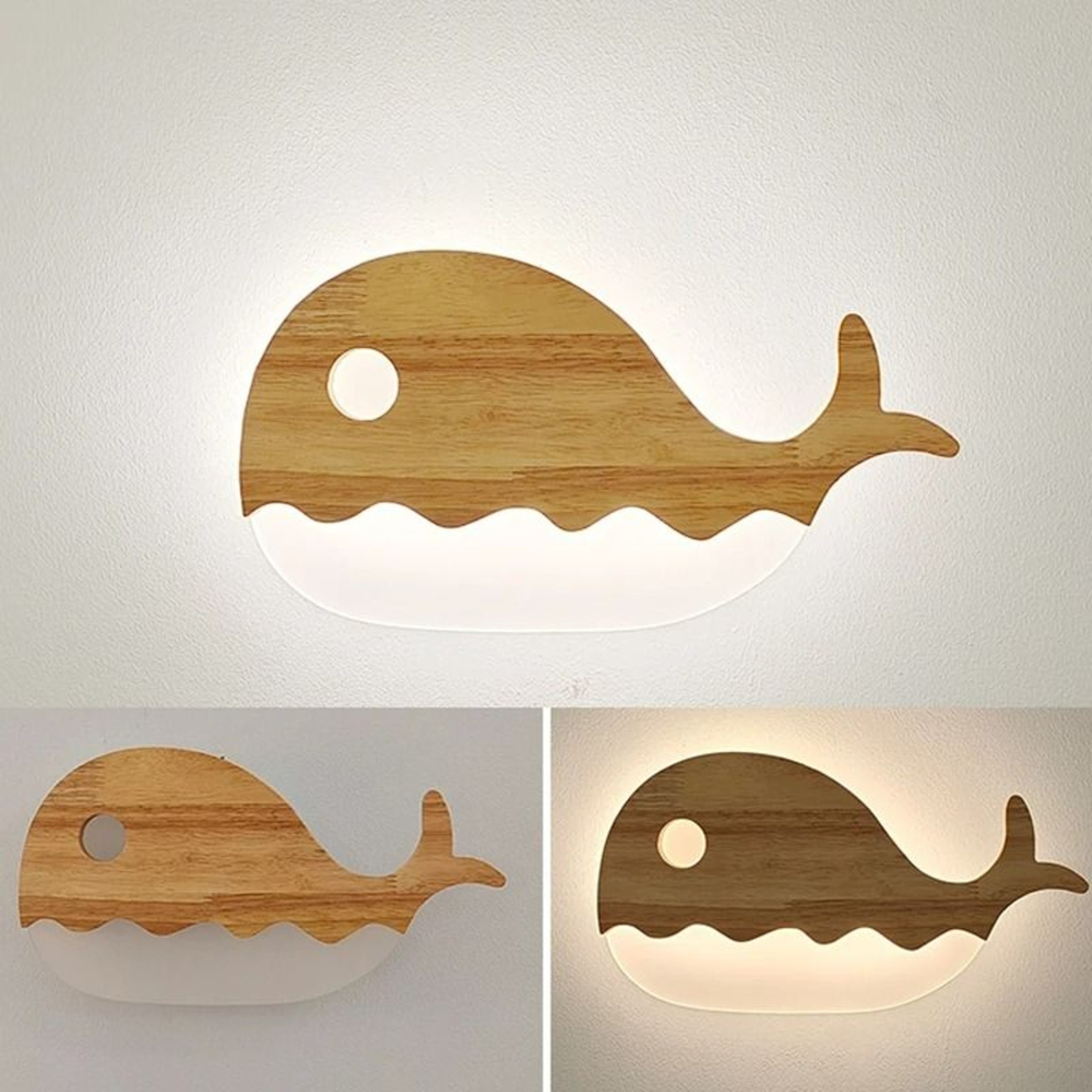 Wooden Storybook Kids Wall Lamp 2
