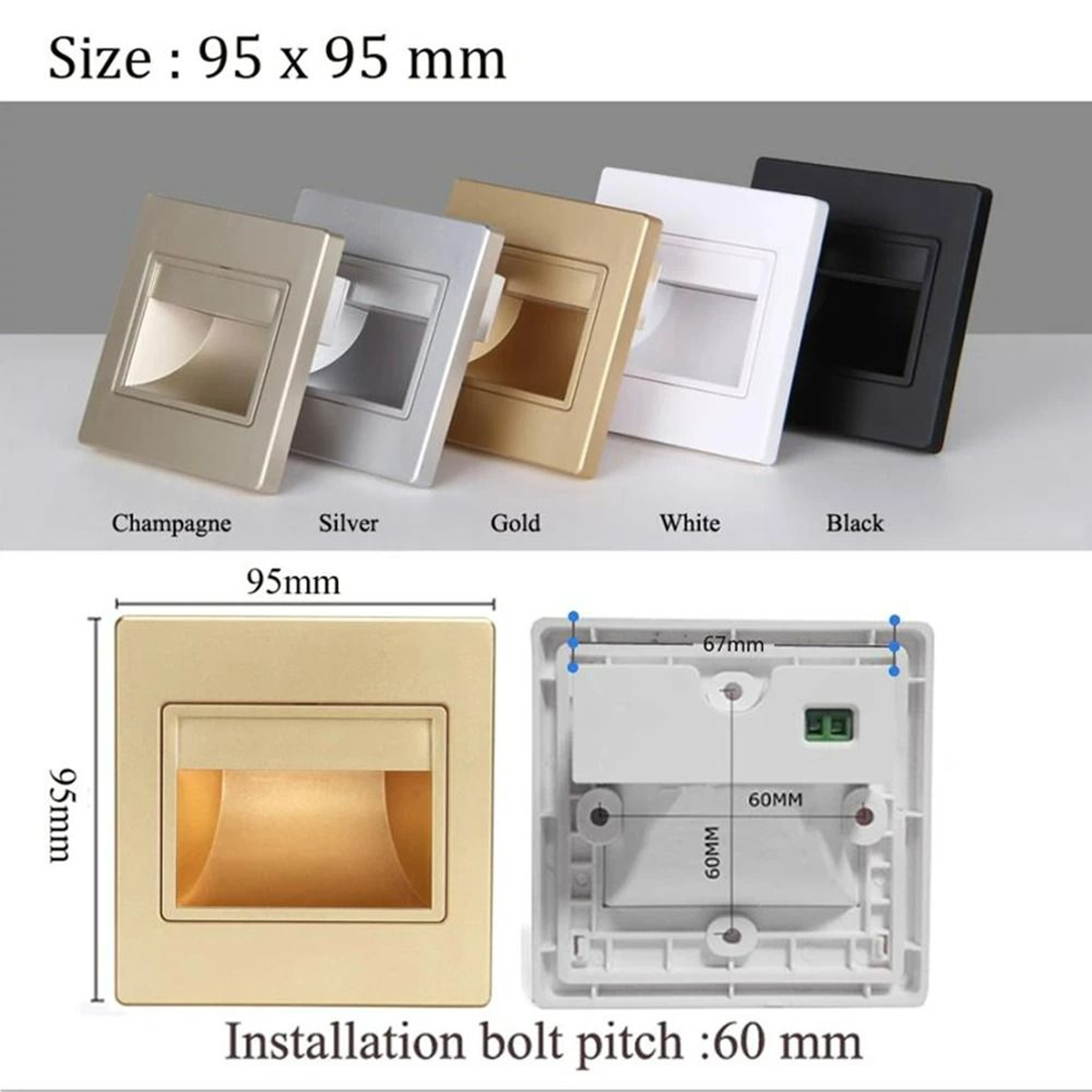 Modern Recessed LED Step Light 5