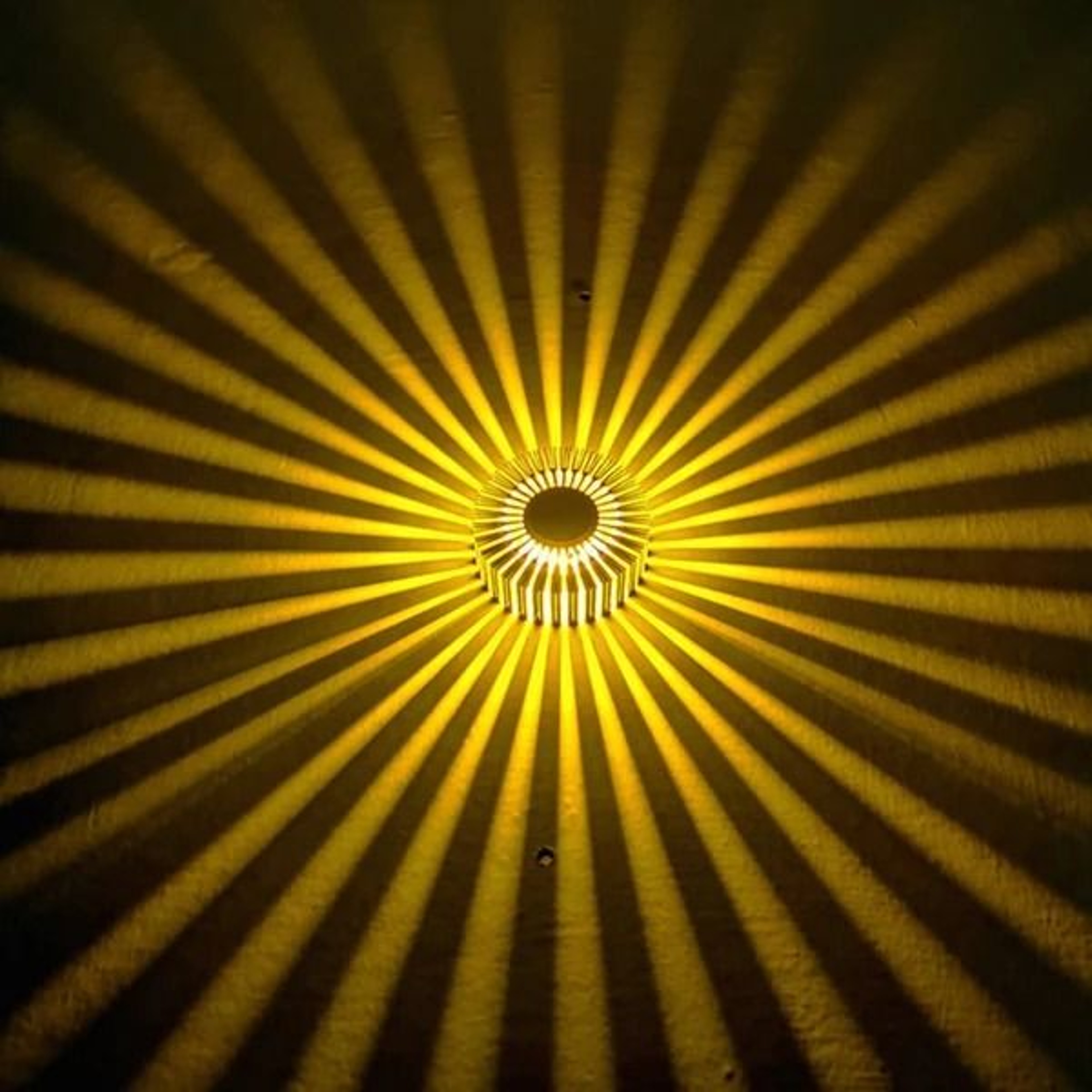 Sunburst RGB Projection Wall Light 12