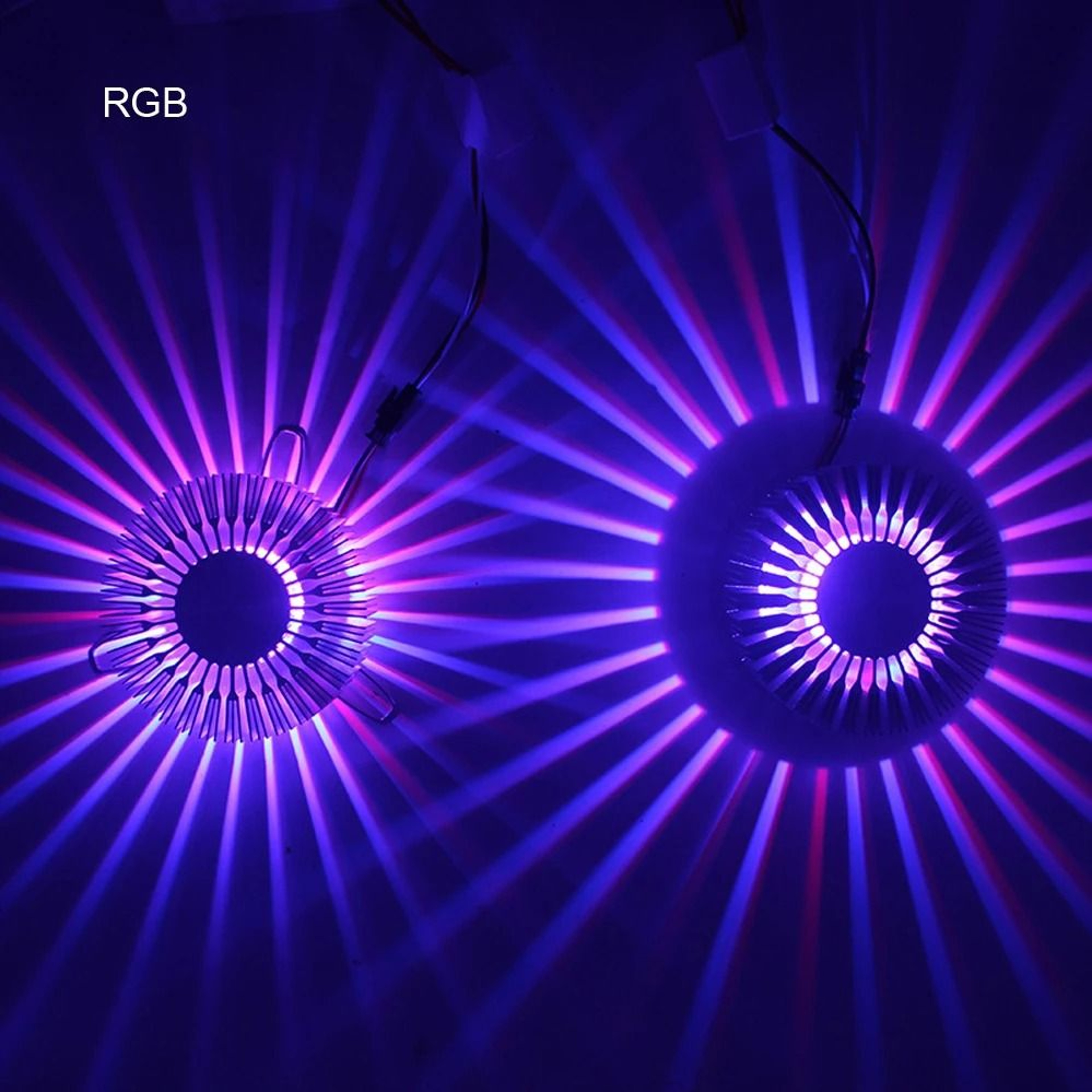 Sunburst RGB Projection Wall Light 6