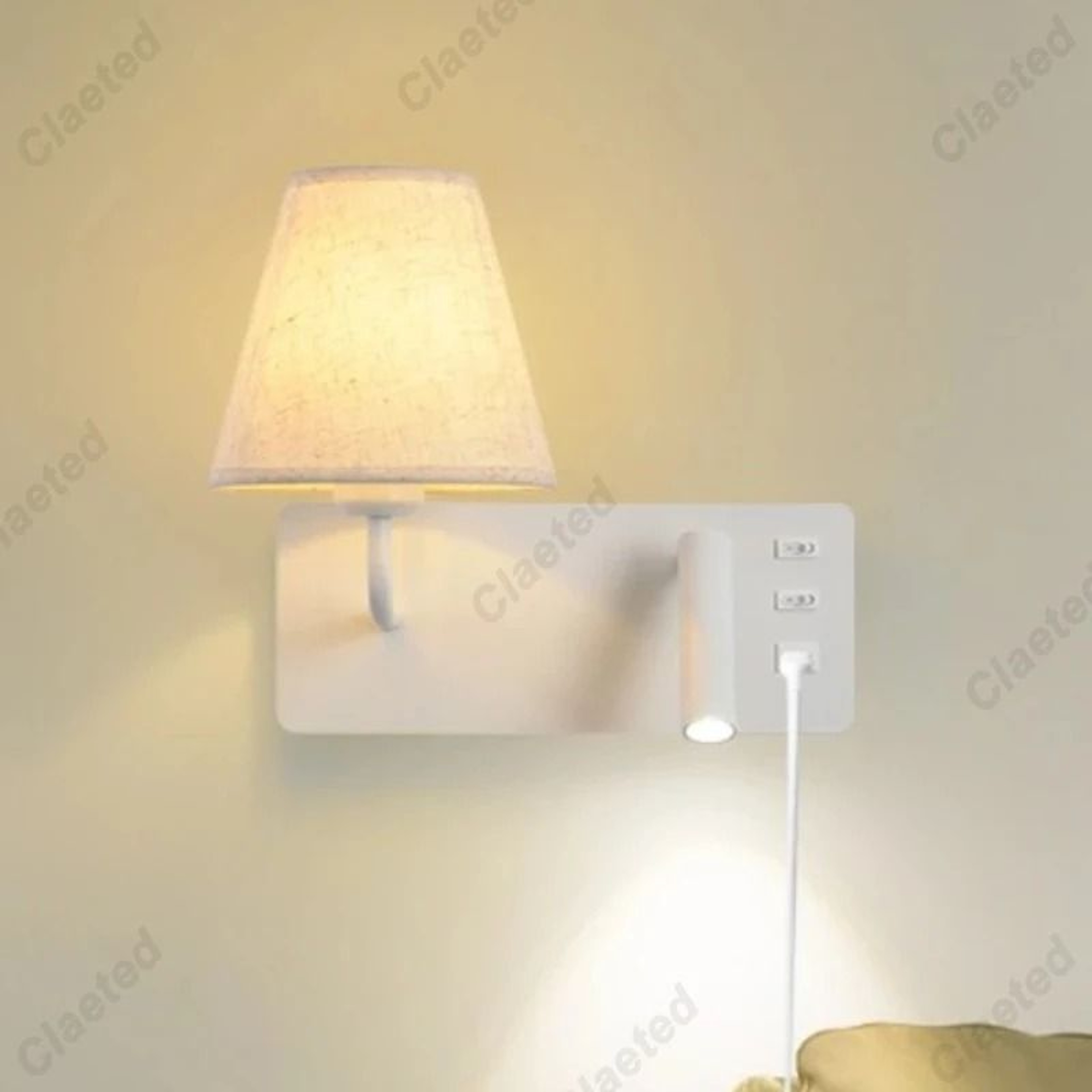 USB Touch Bedside Wall Light 0
