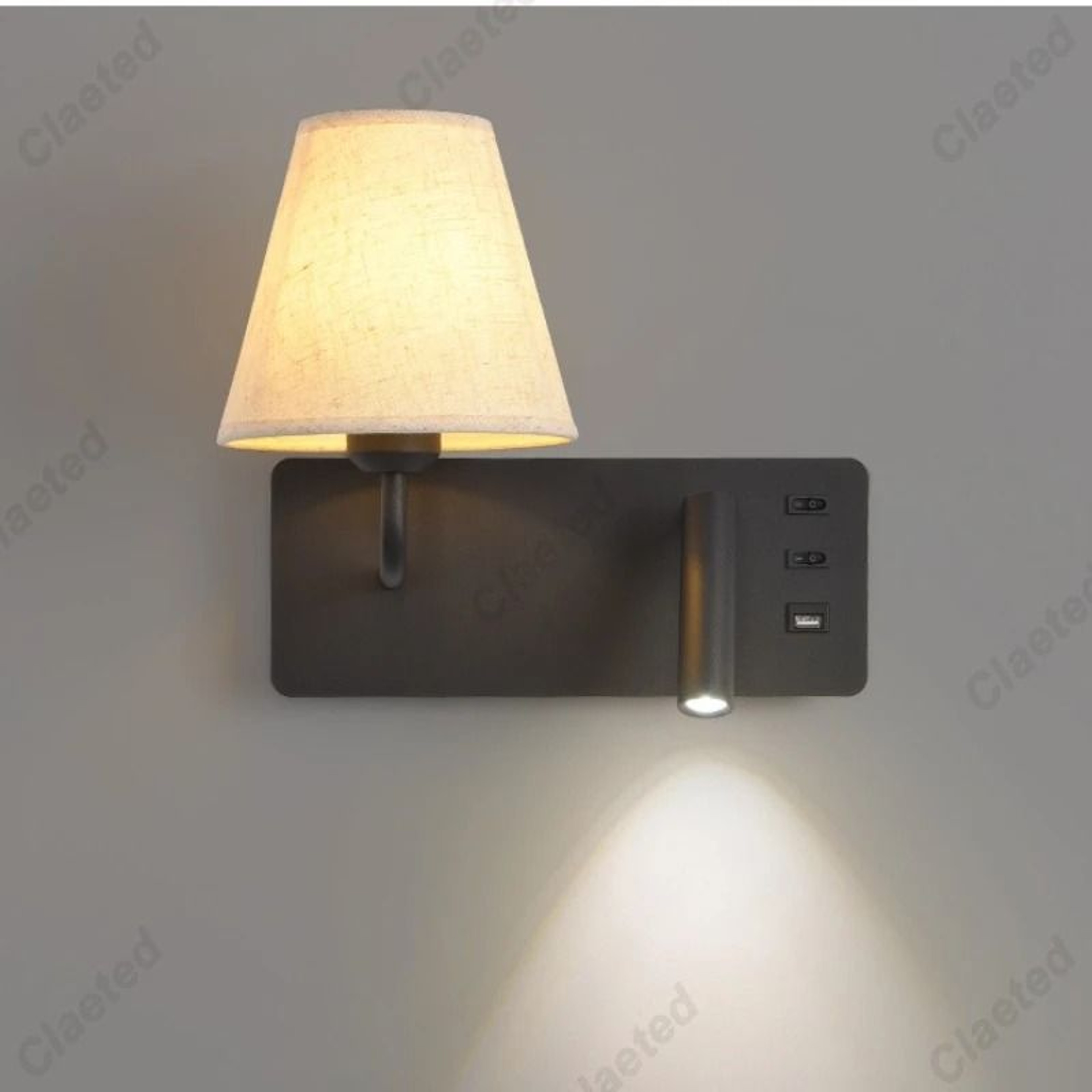 USB Touch Bedside Wall Light 5