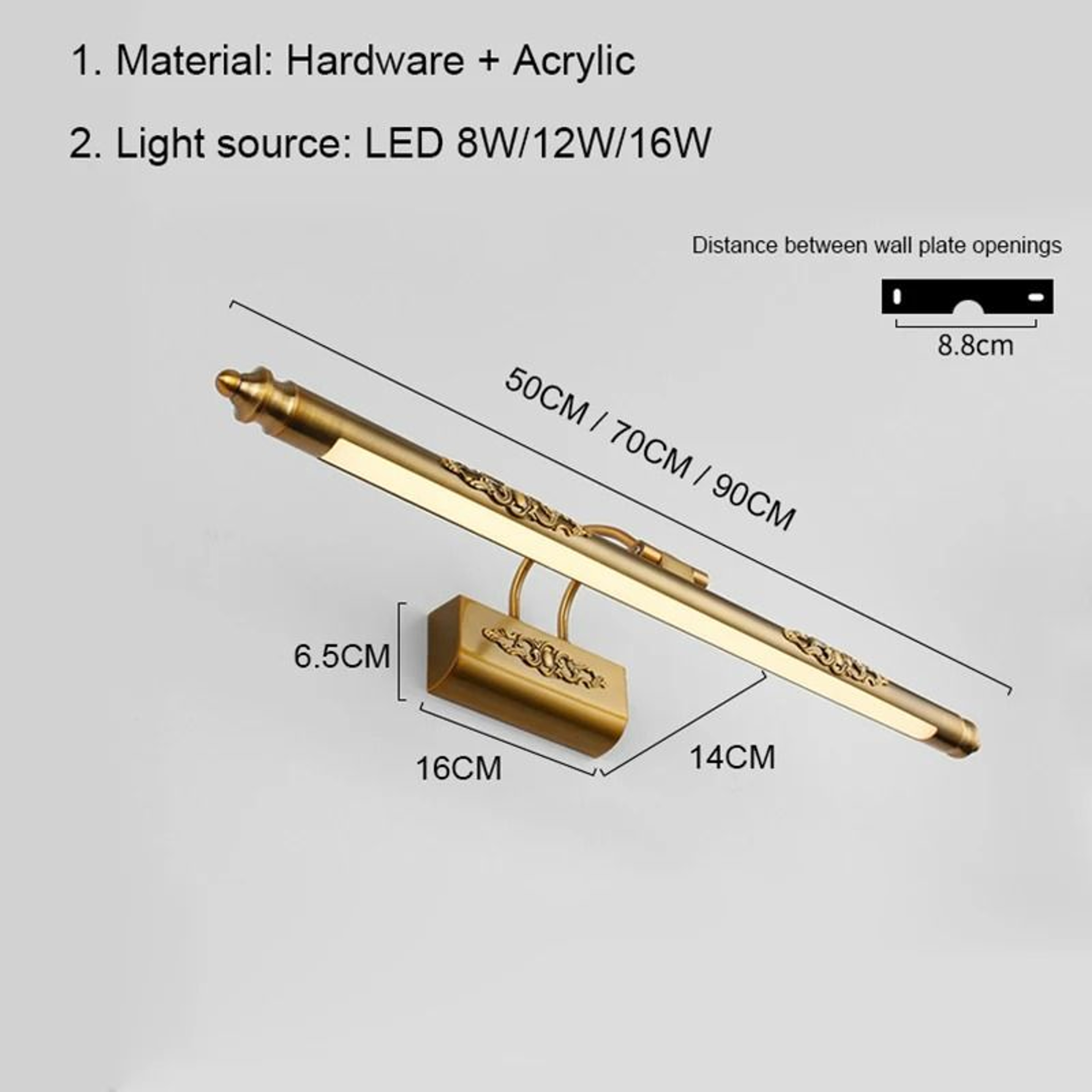 Reflecta Retro Vanity Wall Light 5