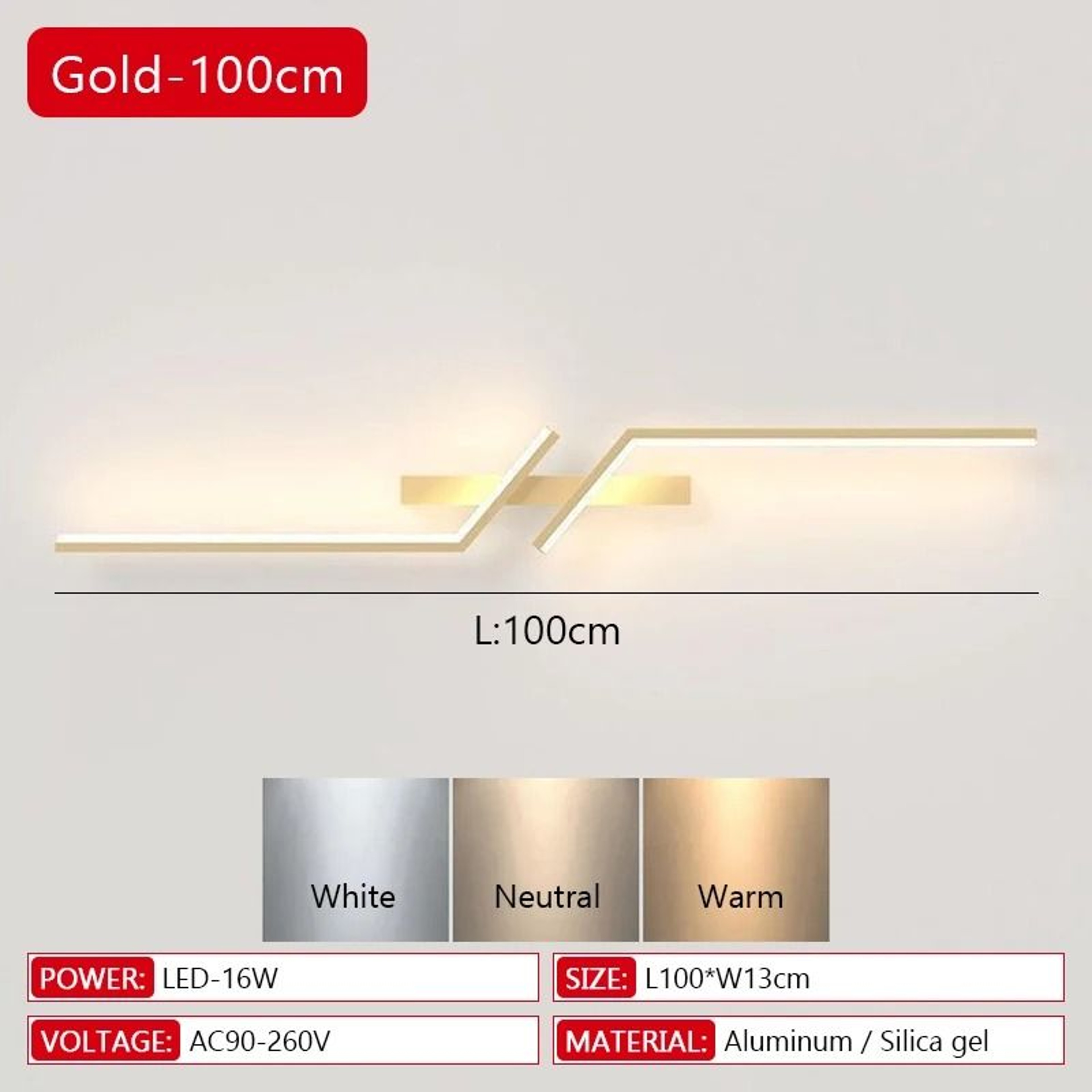 Linelux Slim LED Wall Sconce 8