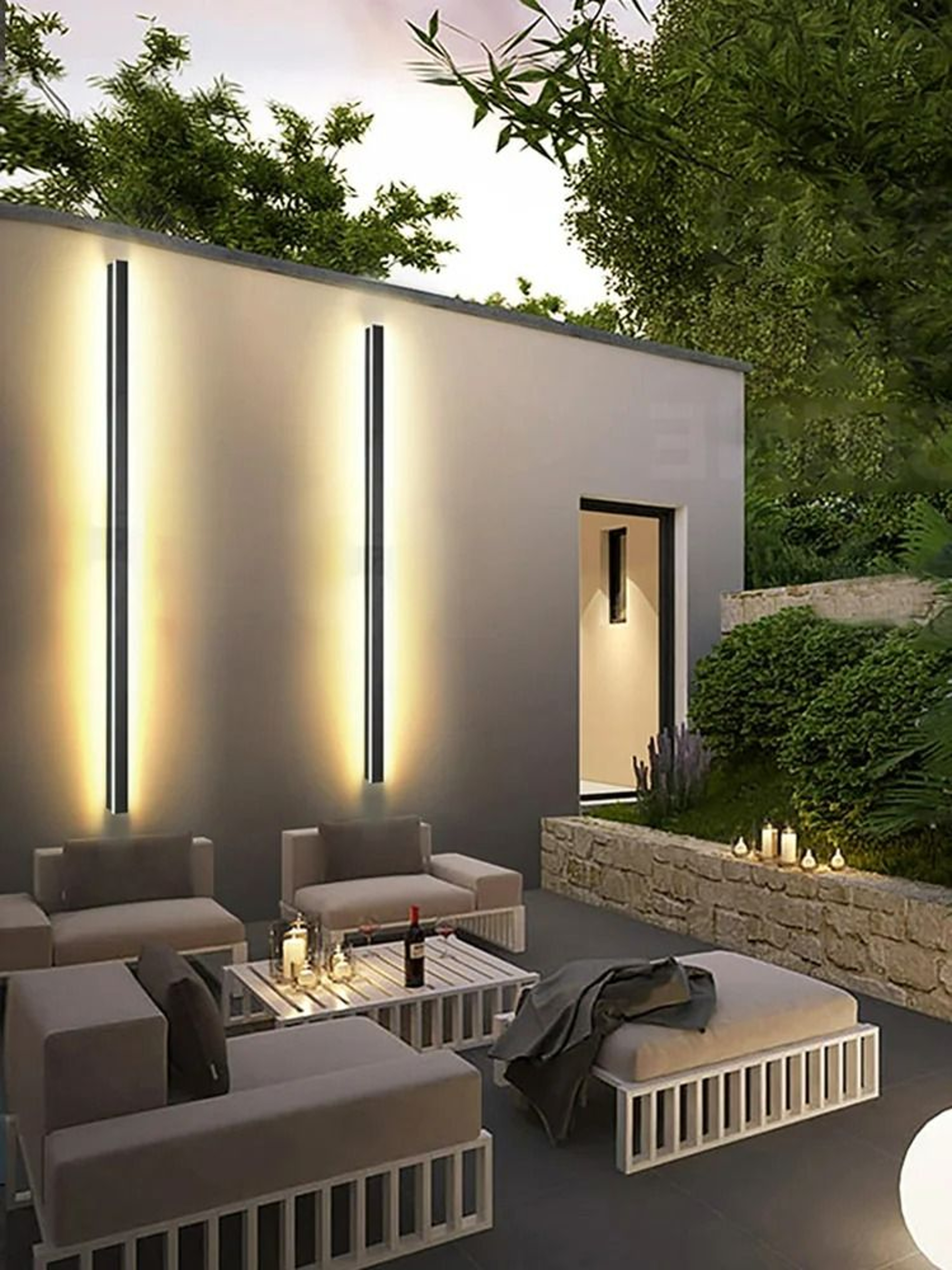 Rainora IP65 LED Wall Sconce 1