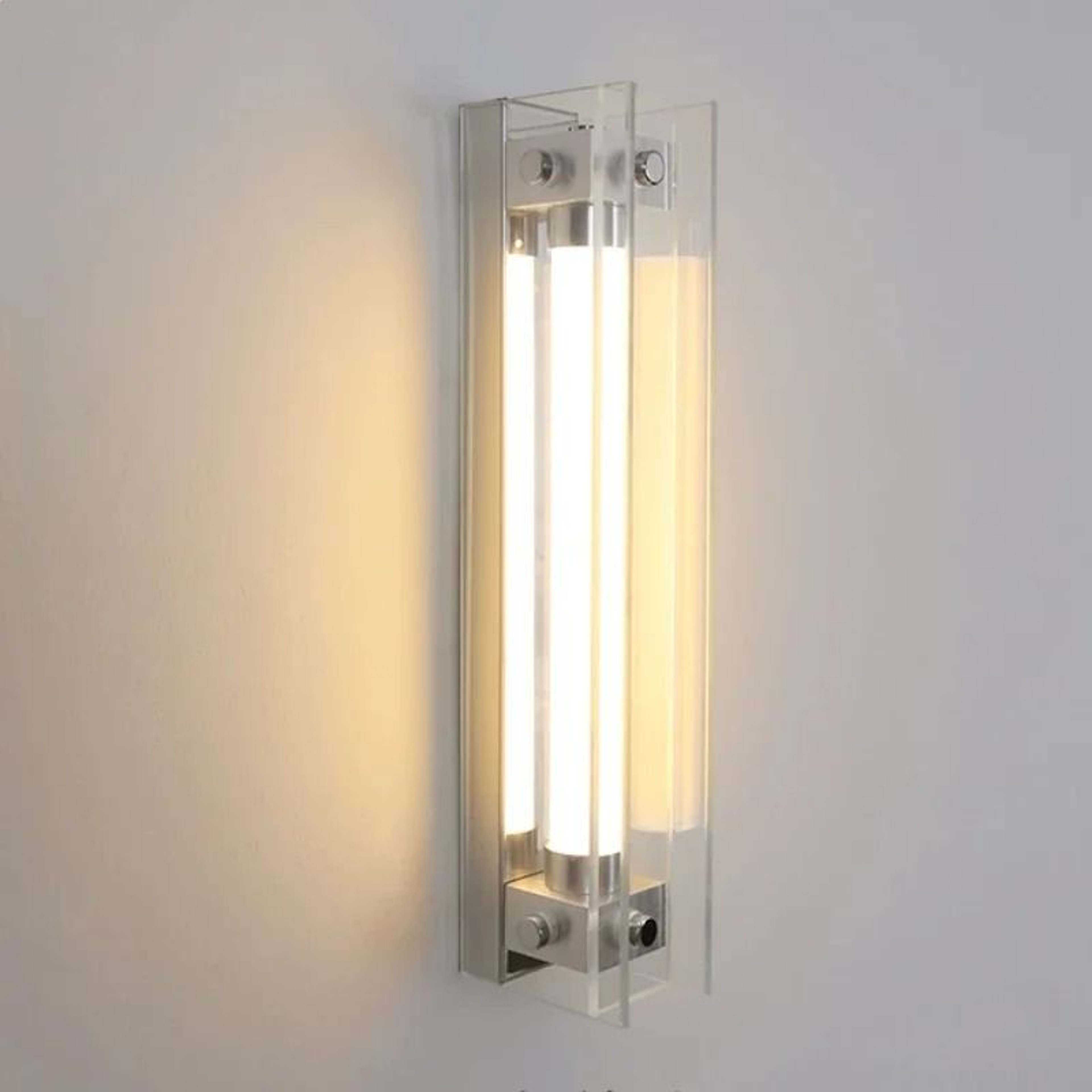 QuadraGlow Glass LED Wall Lamp 1