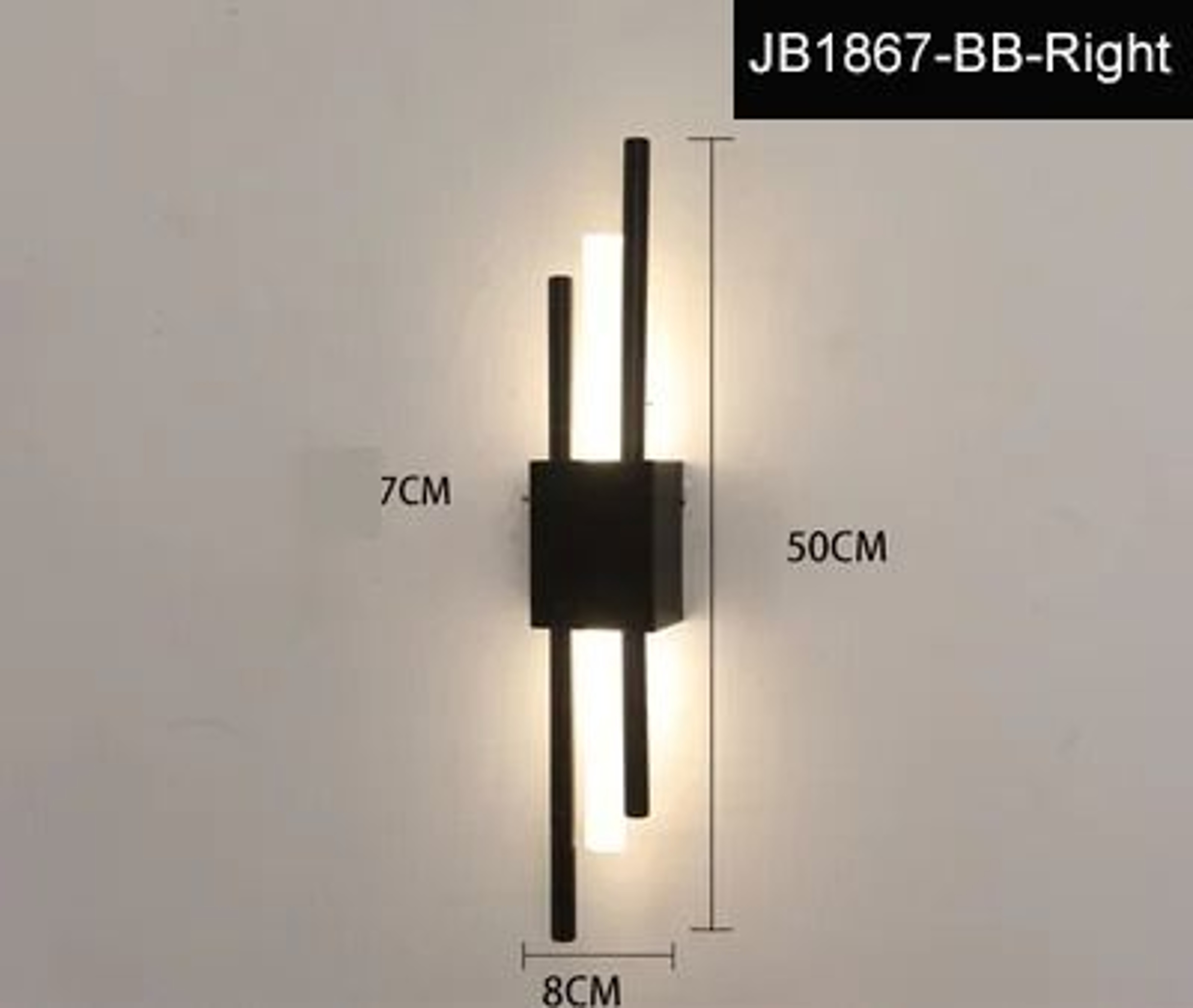 Modern Copper Line LED Wall Sconce 11