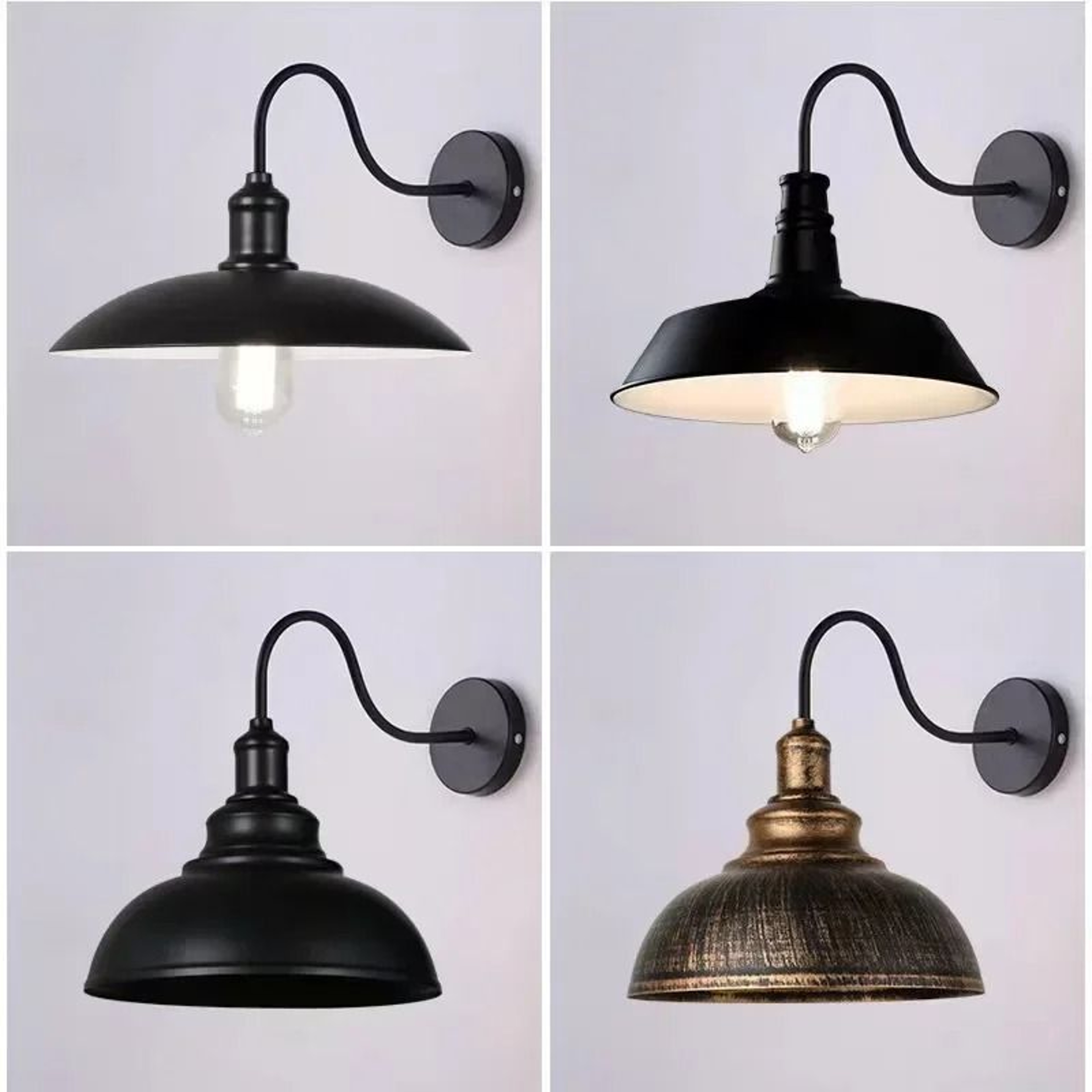 American Retro Iron Wall Sconce 1
