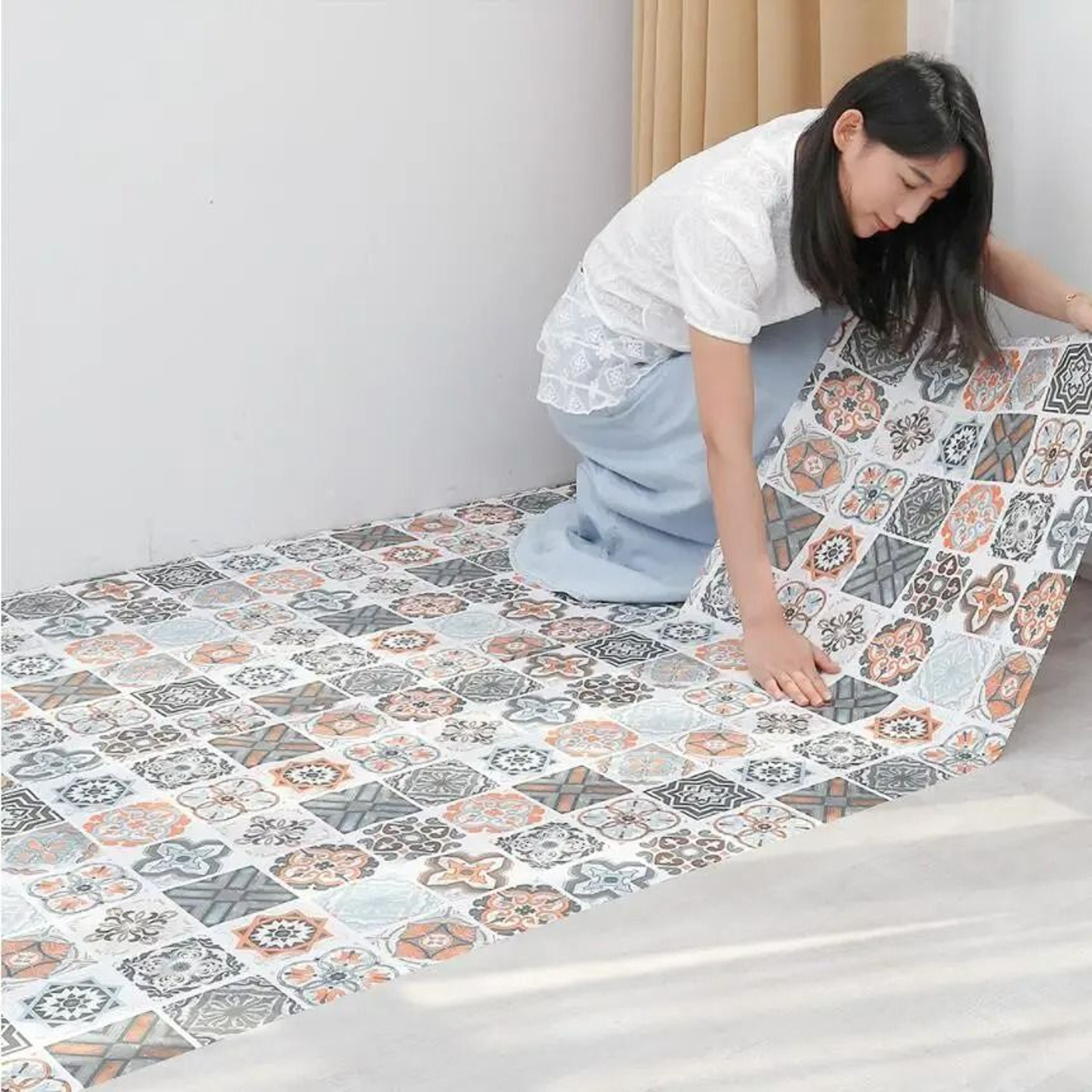 EuroLuxe Waterproof Adhesive Wallpaper 4