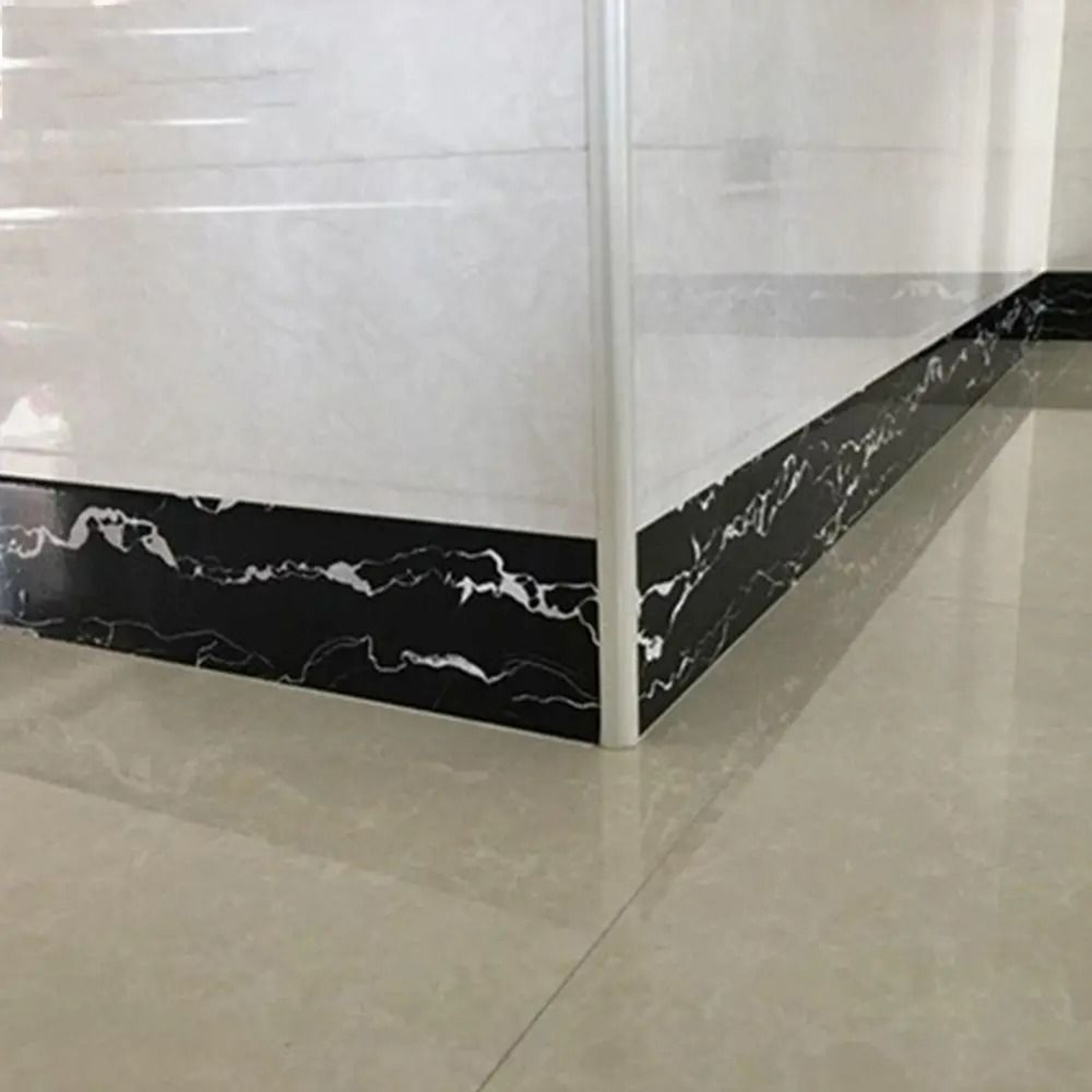 MarbleEdge Adhesive Baseboard Trim 2