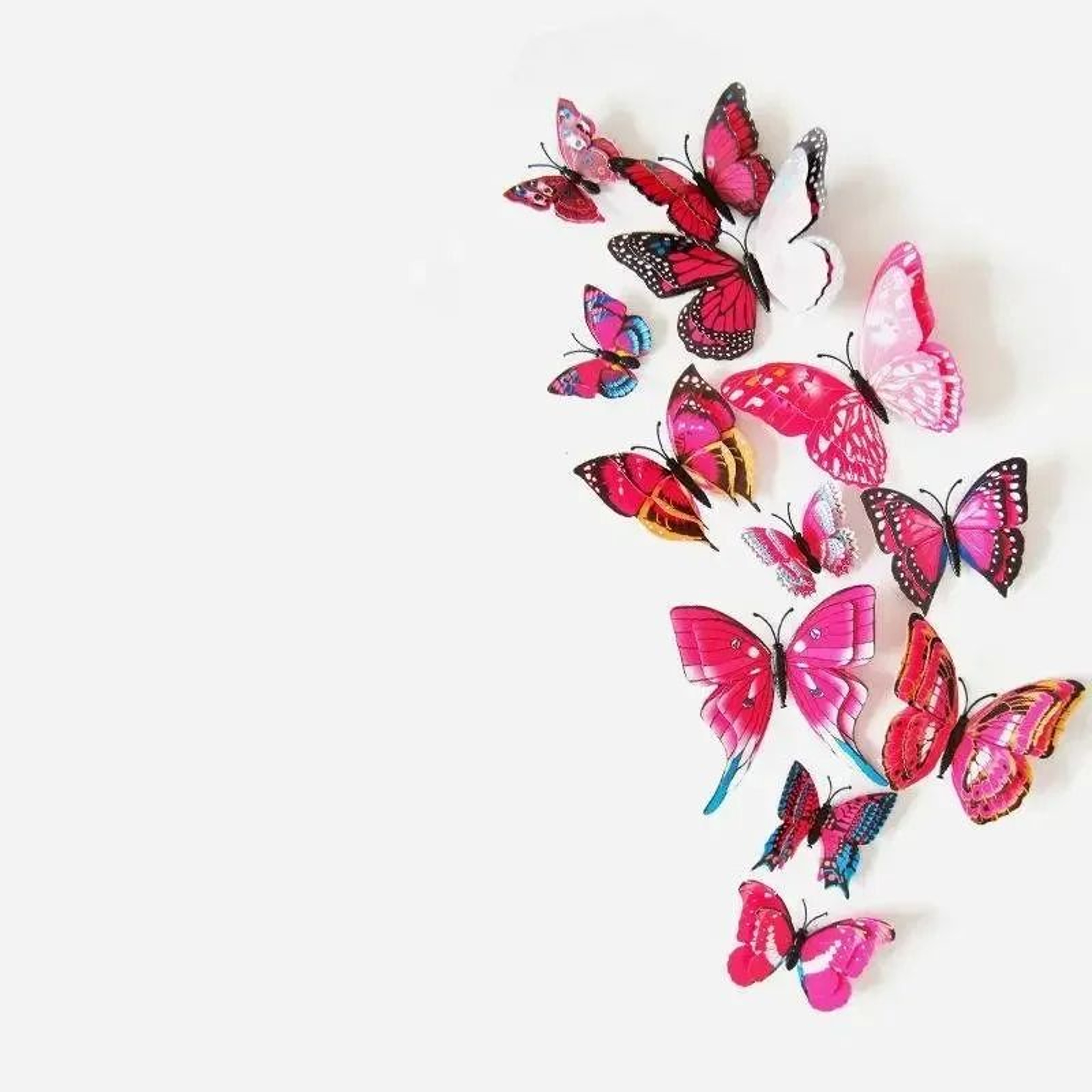 FlutterPop Colorful Butterfly Decal Set 14