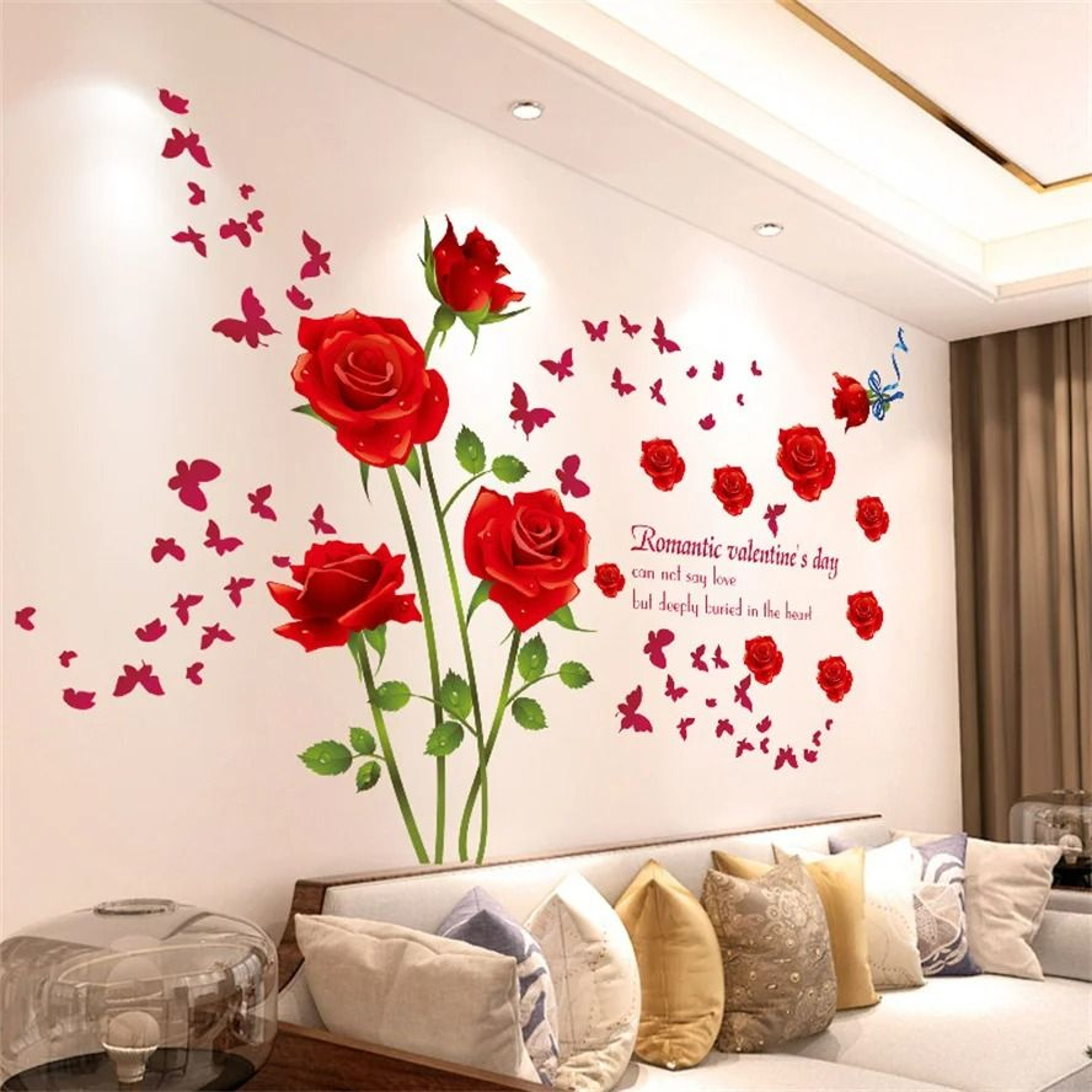 Lavender Meadow Butterfly Wall Decals 14
