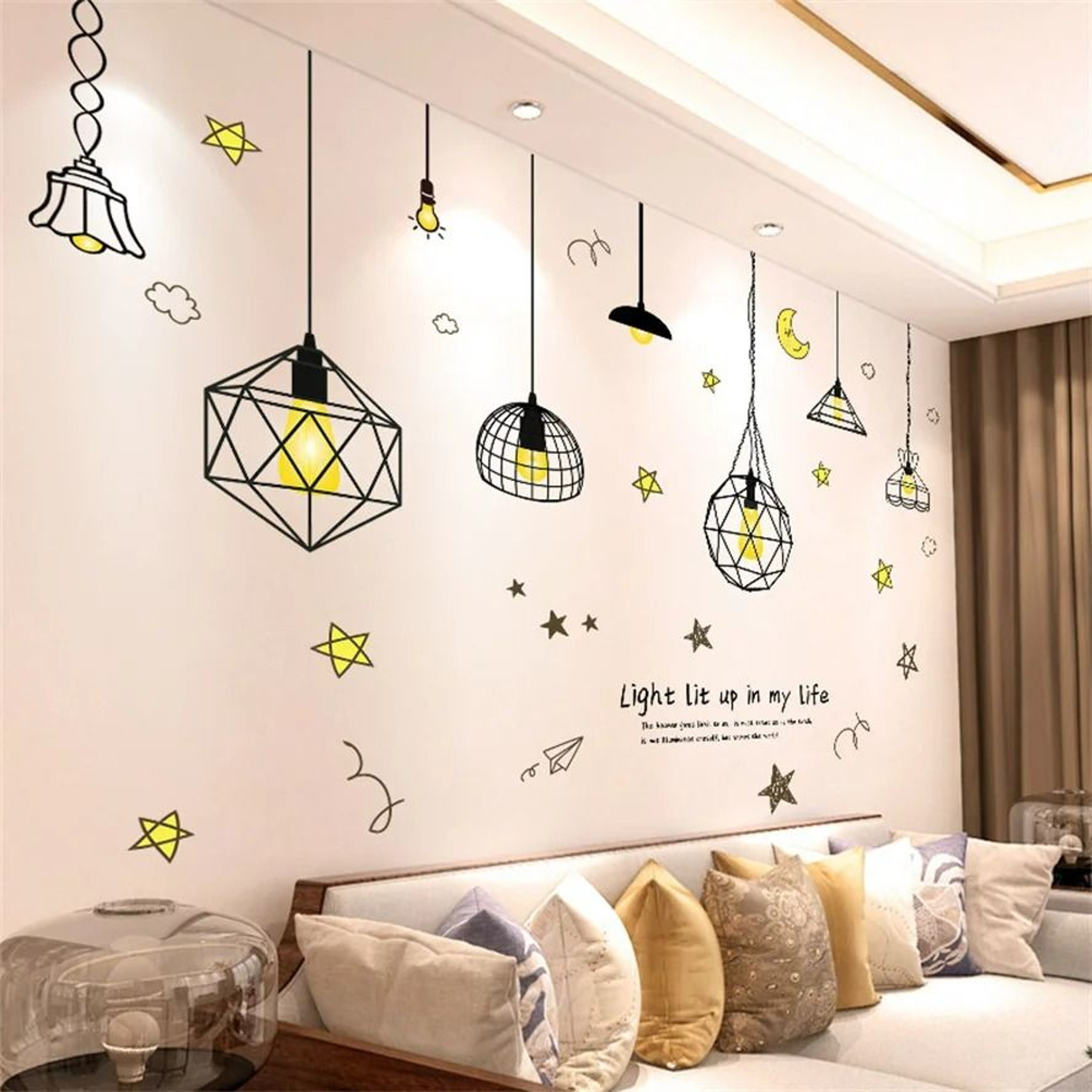 Lavender Meadow Butterfly Wall Decals 16