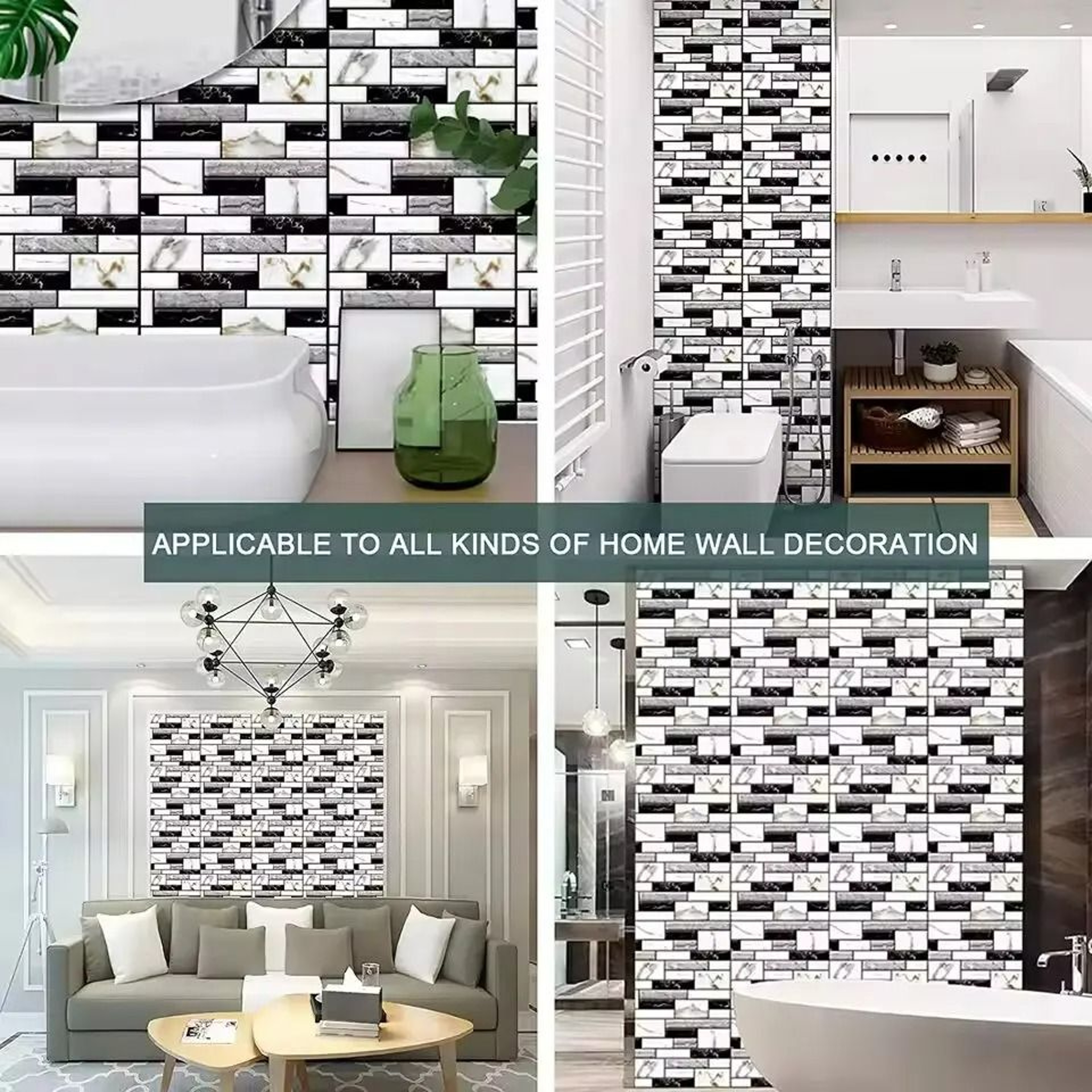 Easy Peel Stick Wall Tiles 4