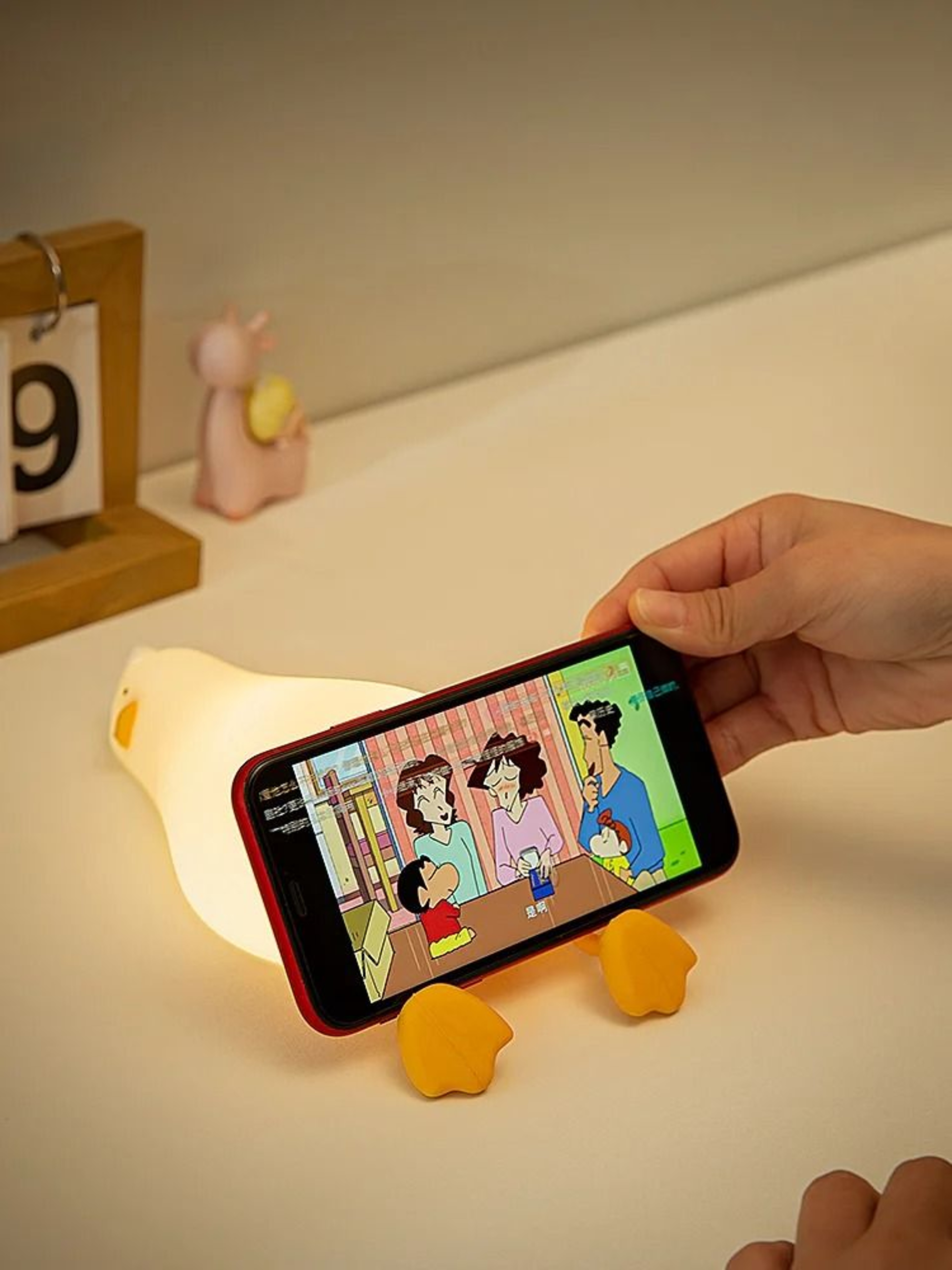 Sleepy Duck Silicone Night Light 3