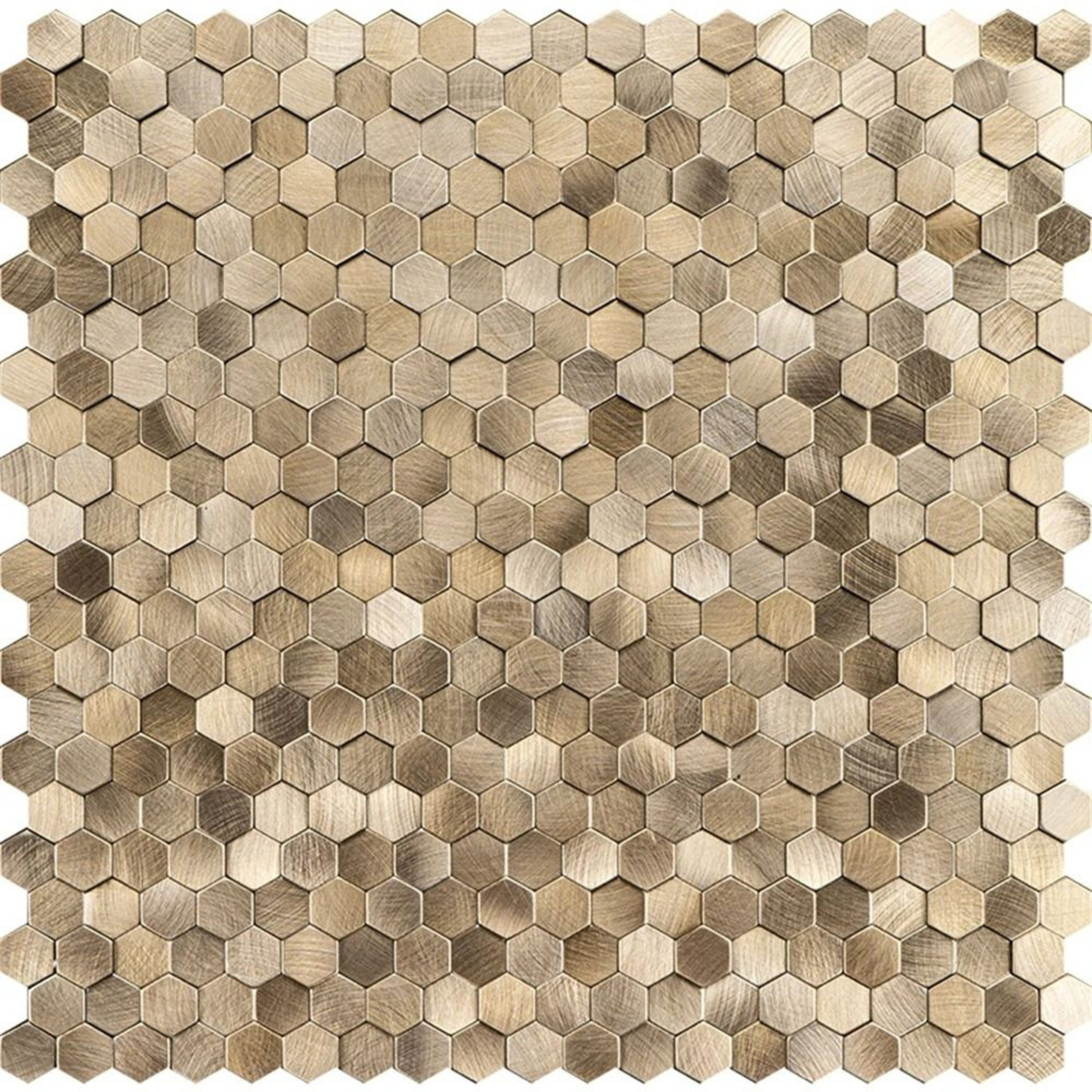 HexaLuxe Metallic Mosaic Tiles 12